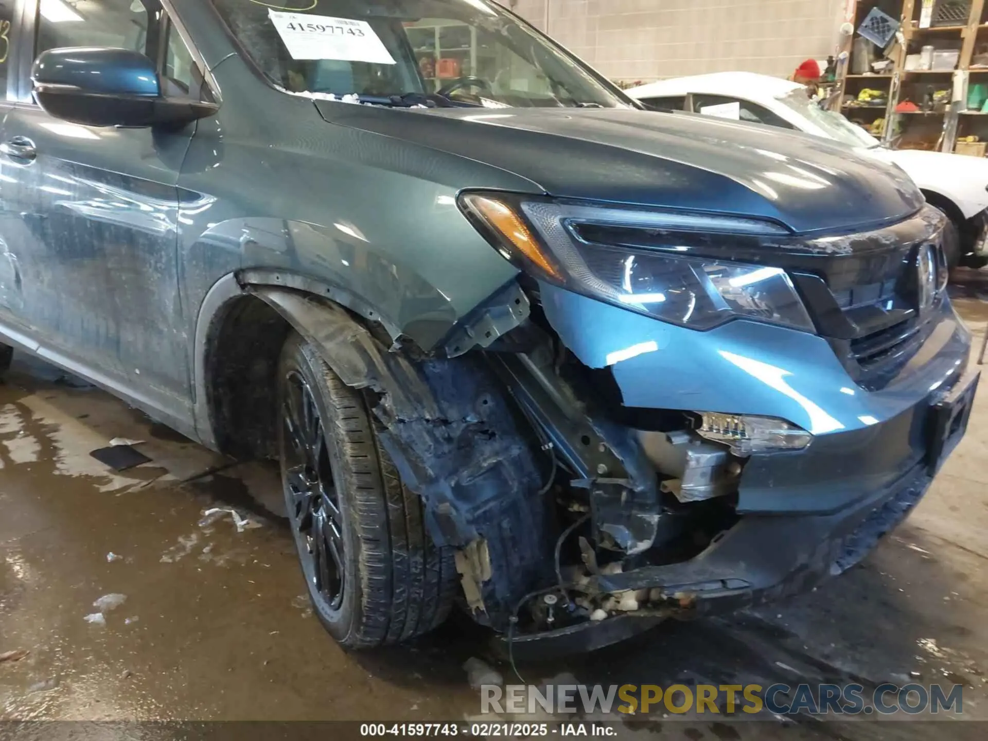 18 fotografías del automóvil dañado 5FNYF6H28MB009000 HONDA PILOT 2021