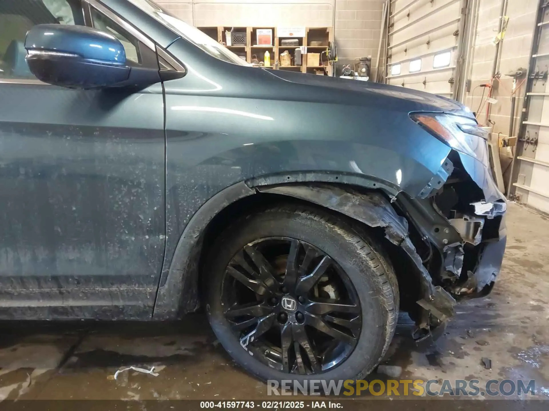 19 fotografías del automóvil dañado 5FNYF6H28MB009000 HONDA PILOT 2021
