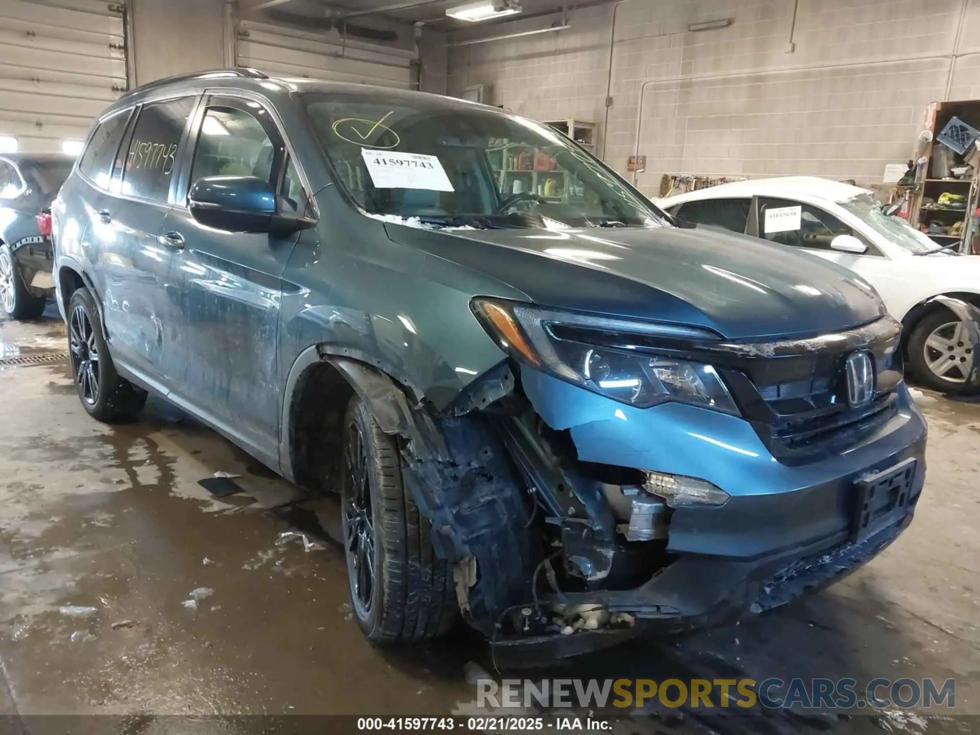 6 fotografías del automóvil dañado 5FNYF6H28MB009000 HONDA PILOT 2021