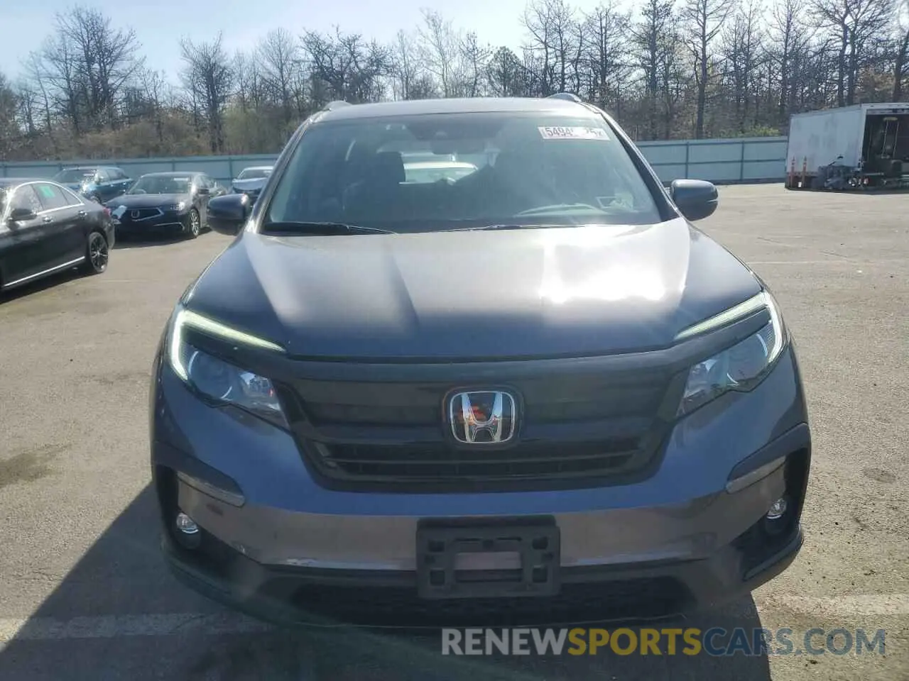 5 fotografías del automóvil dañado 5FNYF6H28MB055670 HONDA PILOT 2021