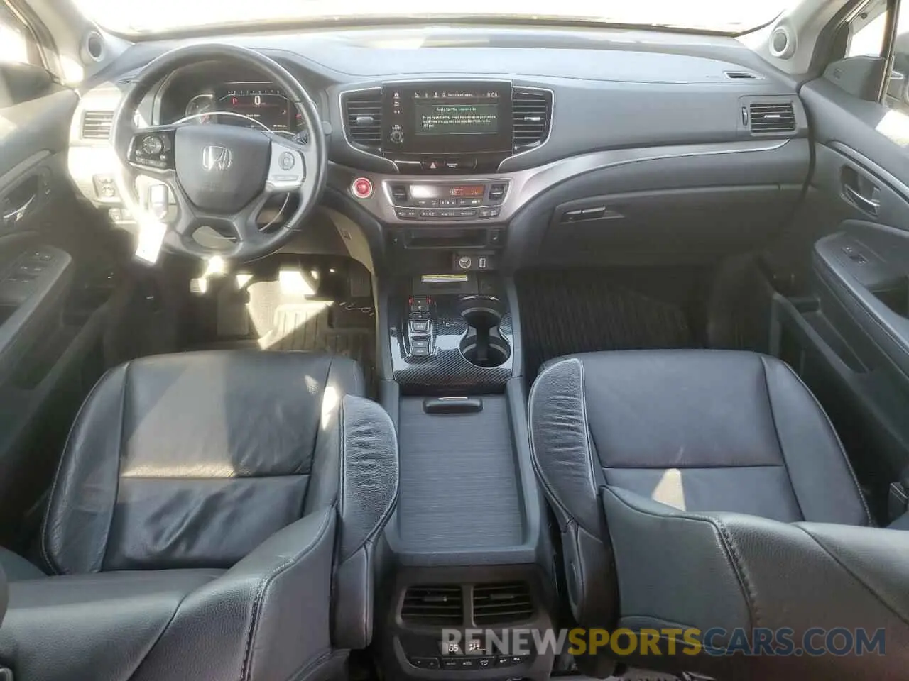 8 fotografías del automóvil dañado 5FNYF6H28MB055670 HONDA PILOT 2021