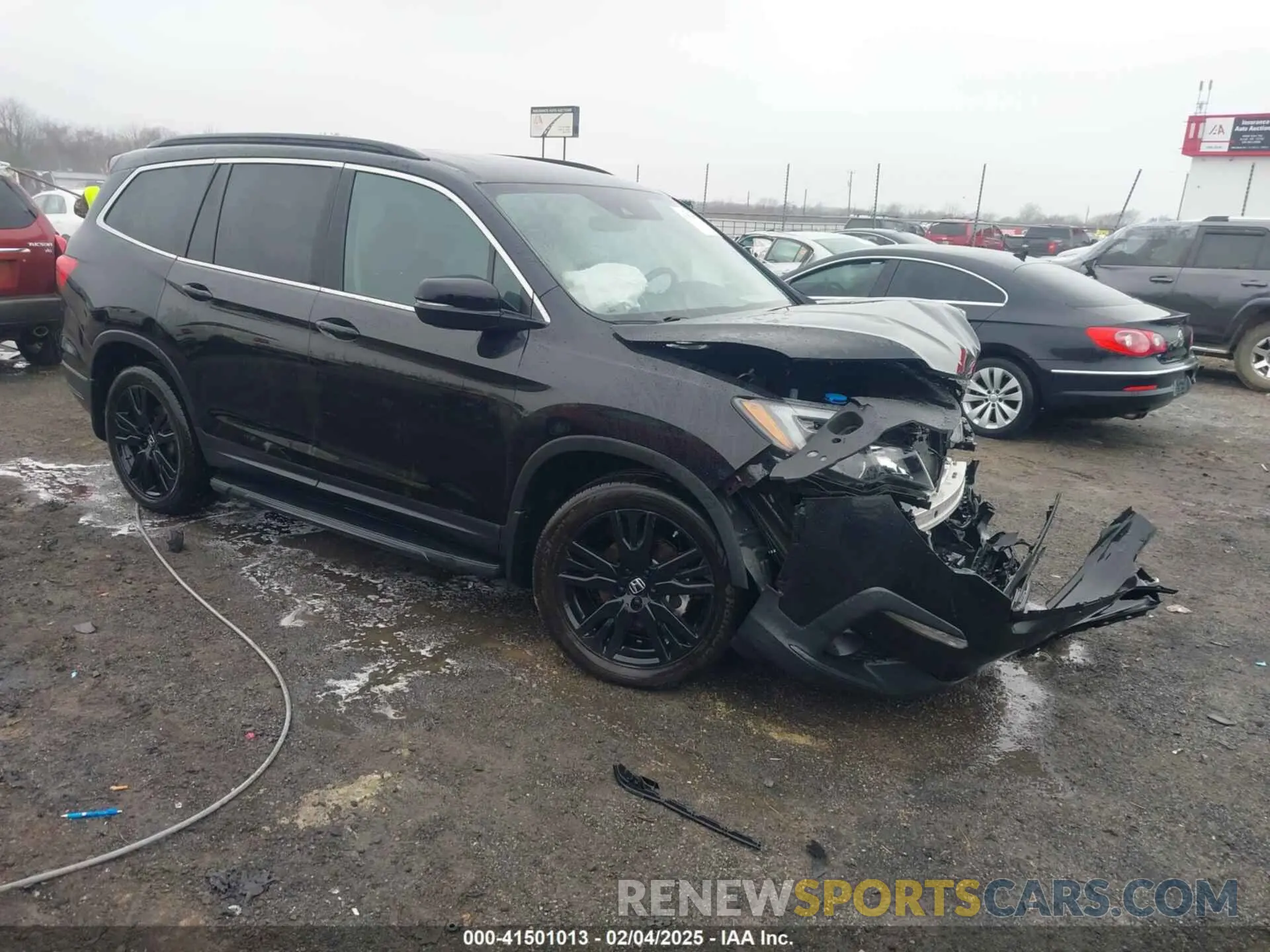 1 fotografías del automóvil dañado 5FNYF6H29MB002461 HONDA PILOT 2021