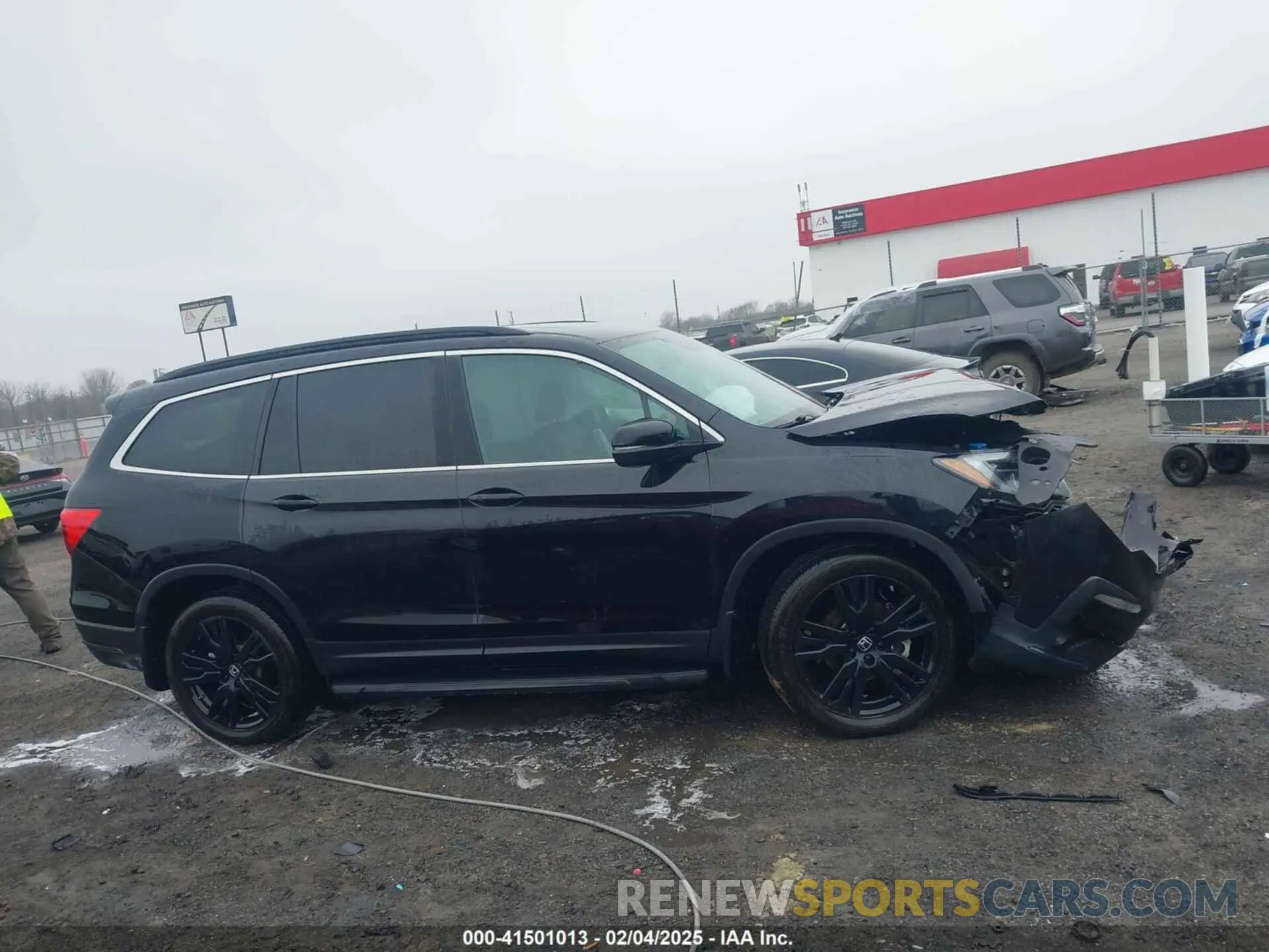 13 fotografías del automóvil dañado 5FNYF6H29MB002461 HONDA PILOT 2021