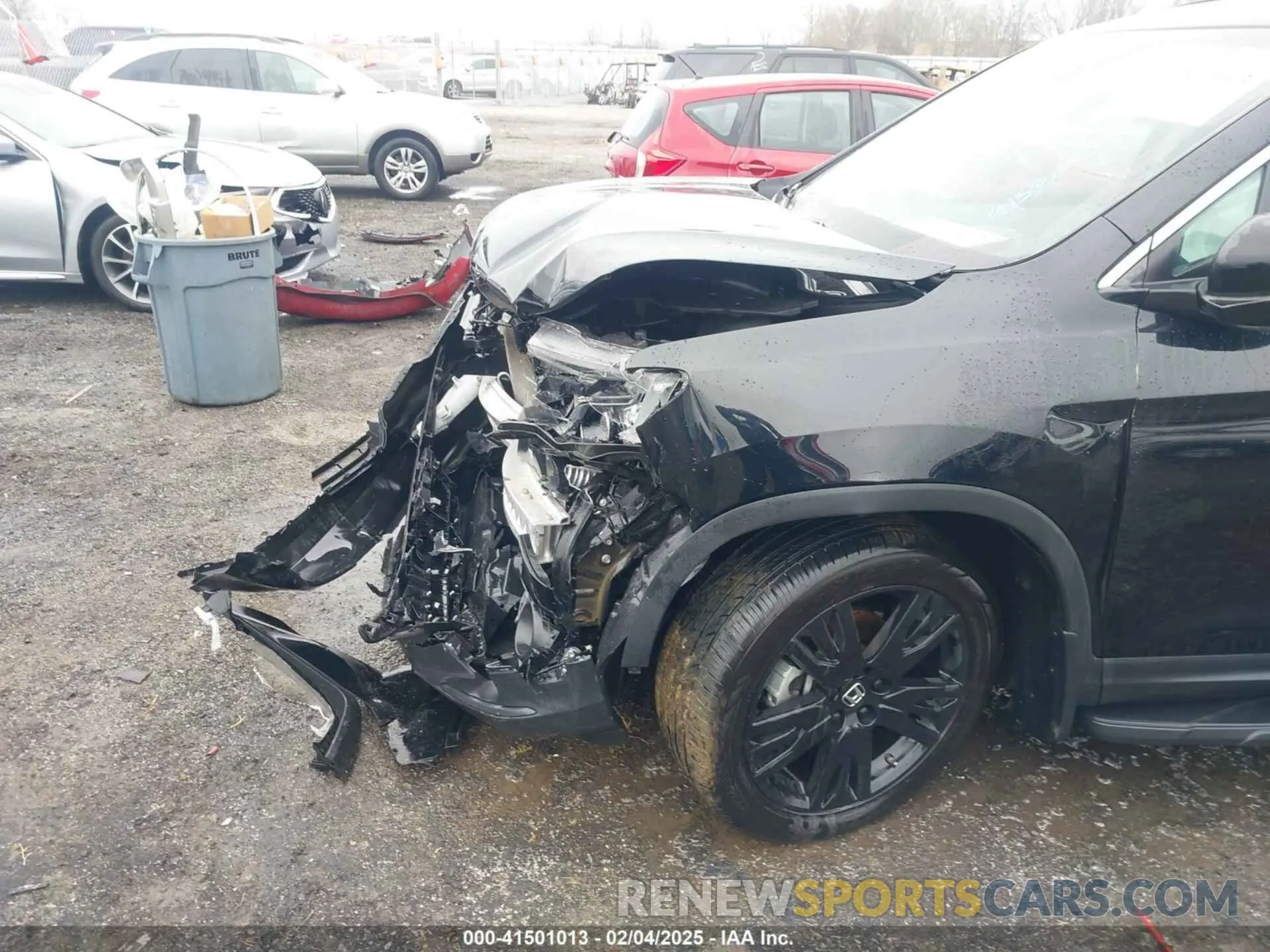 17 fotografías del automóvil dañado 5FNYF6H29MB002461 HONDA PILOT 2021