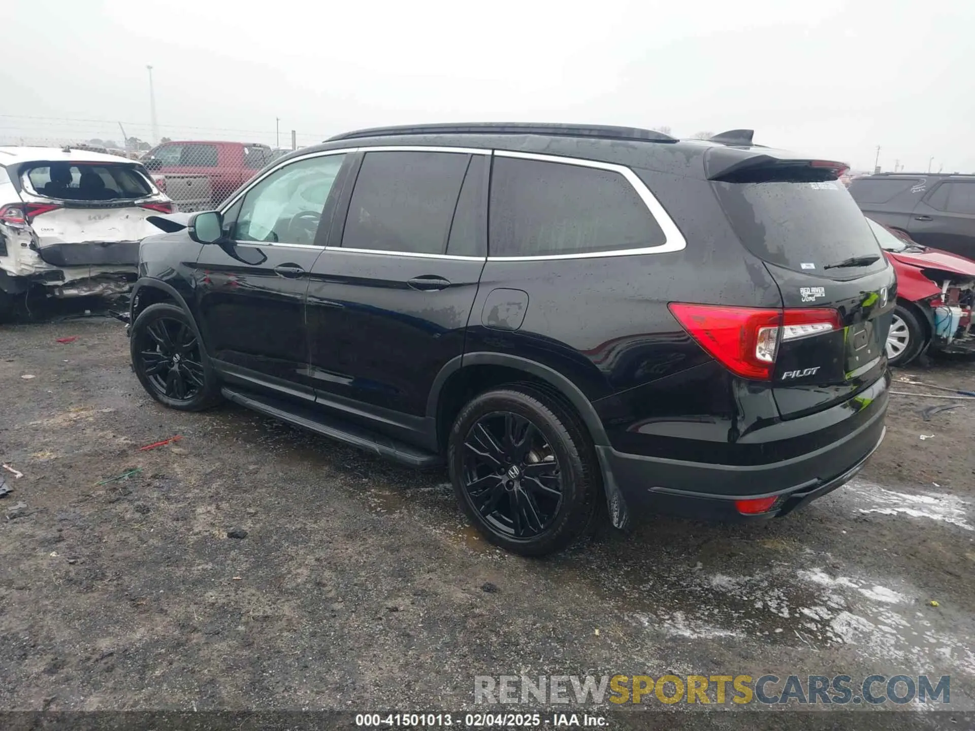 3 fotografías del automóvil dañado 5FNYF6H29MB002461 HONDA PILOT 2021
