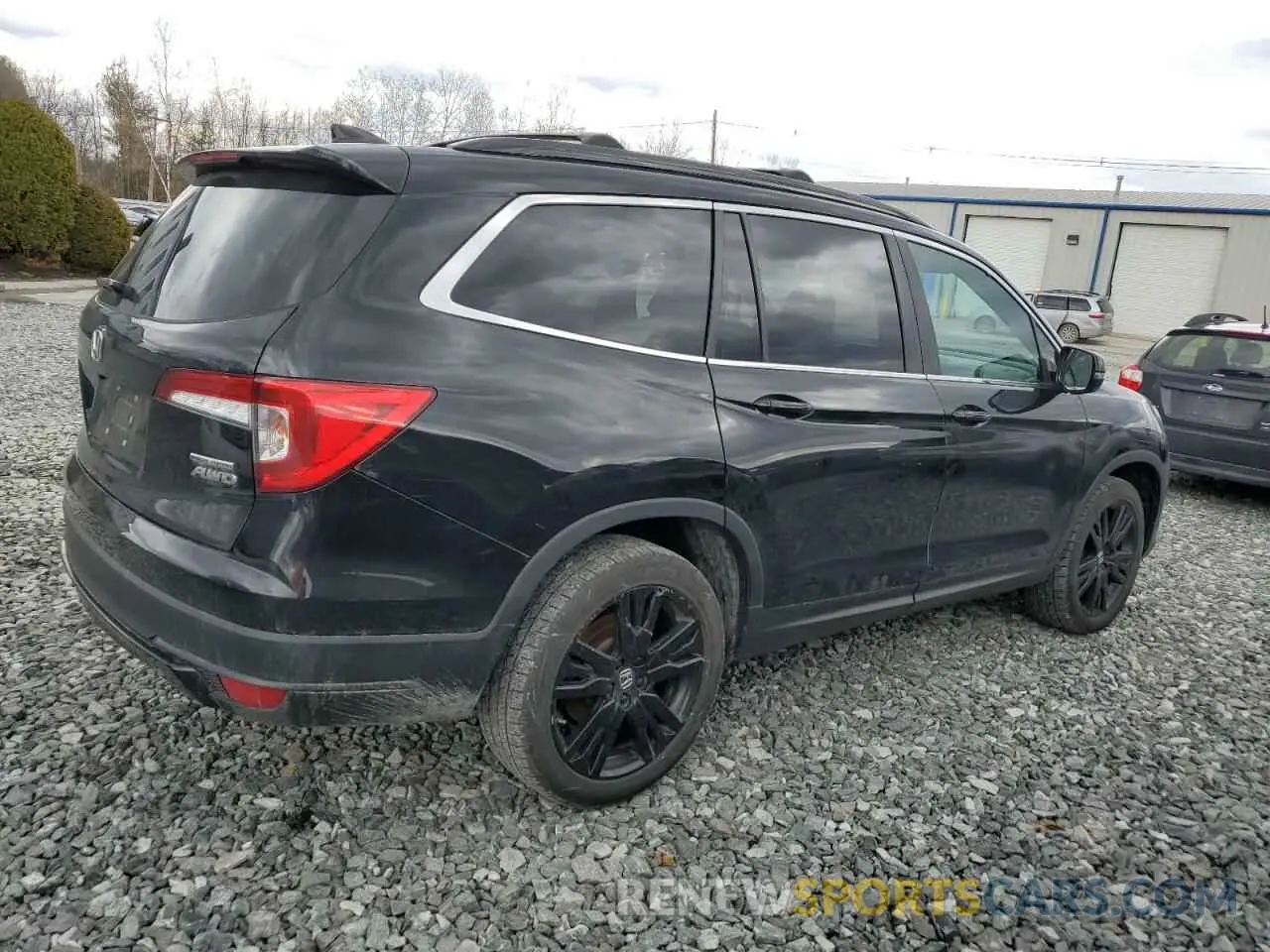 3 fotografías del automóvil dañado 5FNYF6H29MB023939 HONDA PILOT 2021