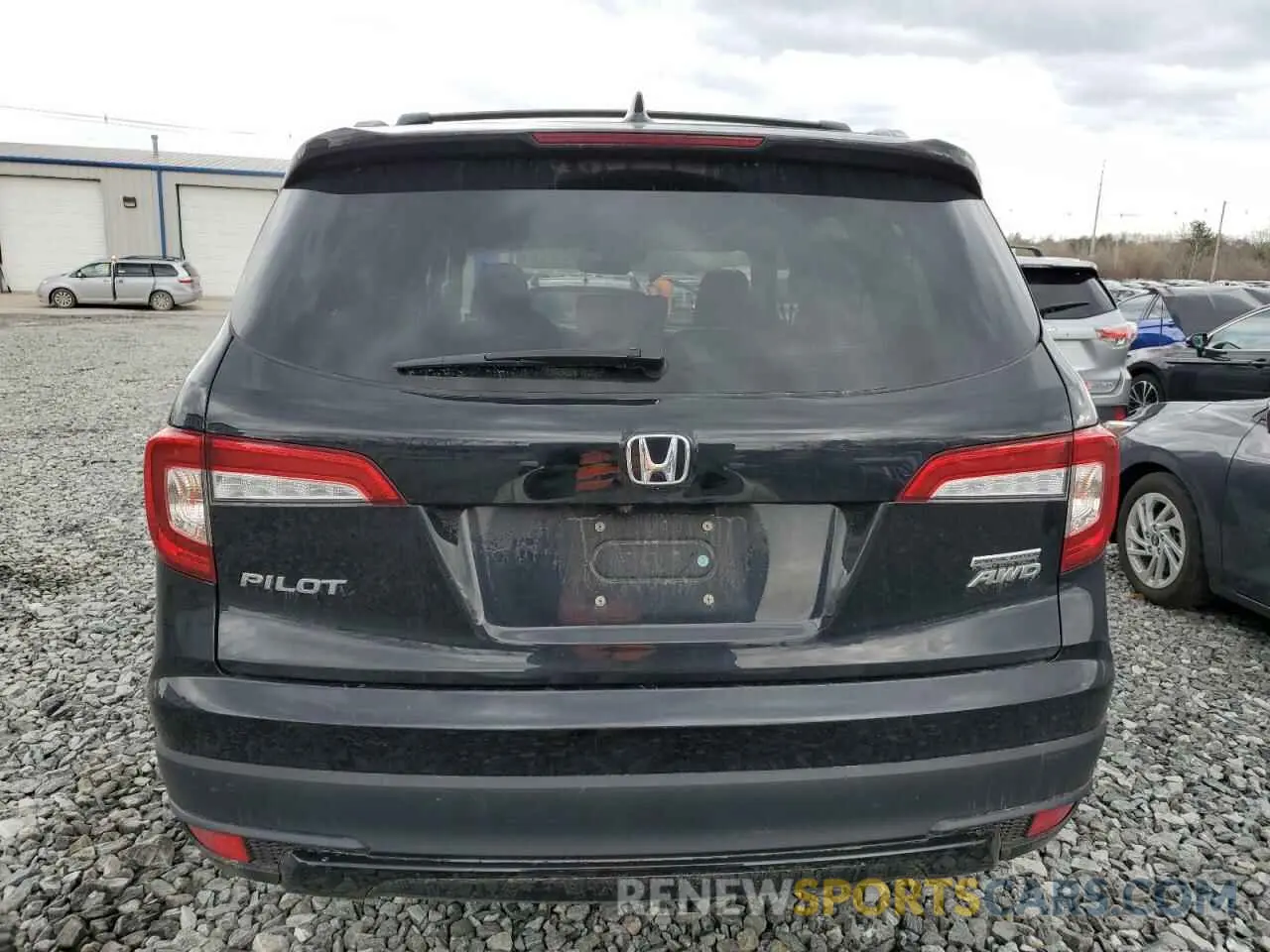 6 fotografías del automóvil dañado 5FNYF6H29MB023939 HONDA PILOT 2021