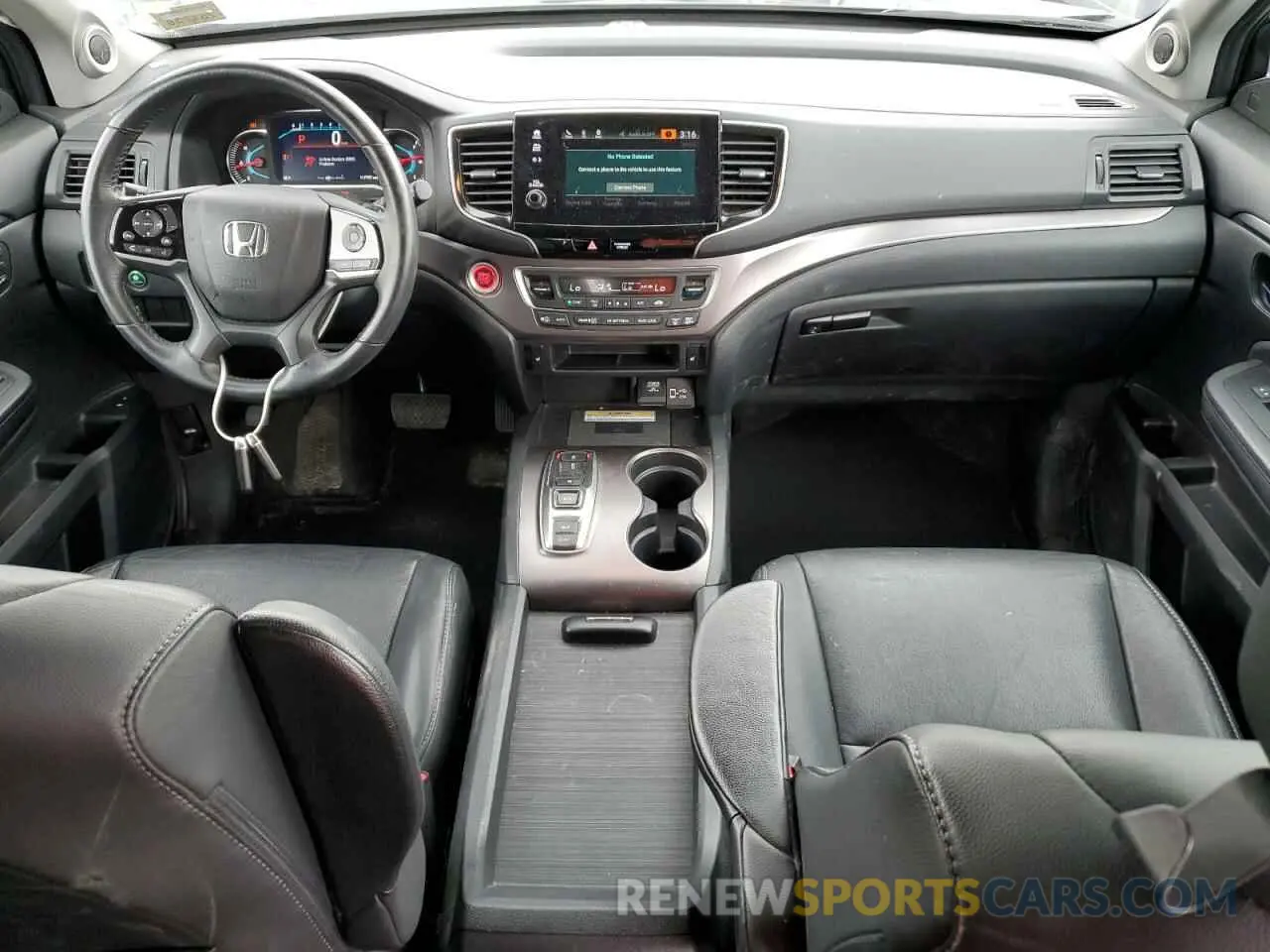 8 fotografías del automóvil dañado 5FNYF6H29MB023939 HONDA PILOT 2021