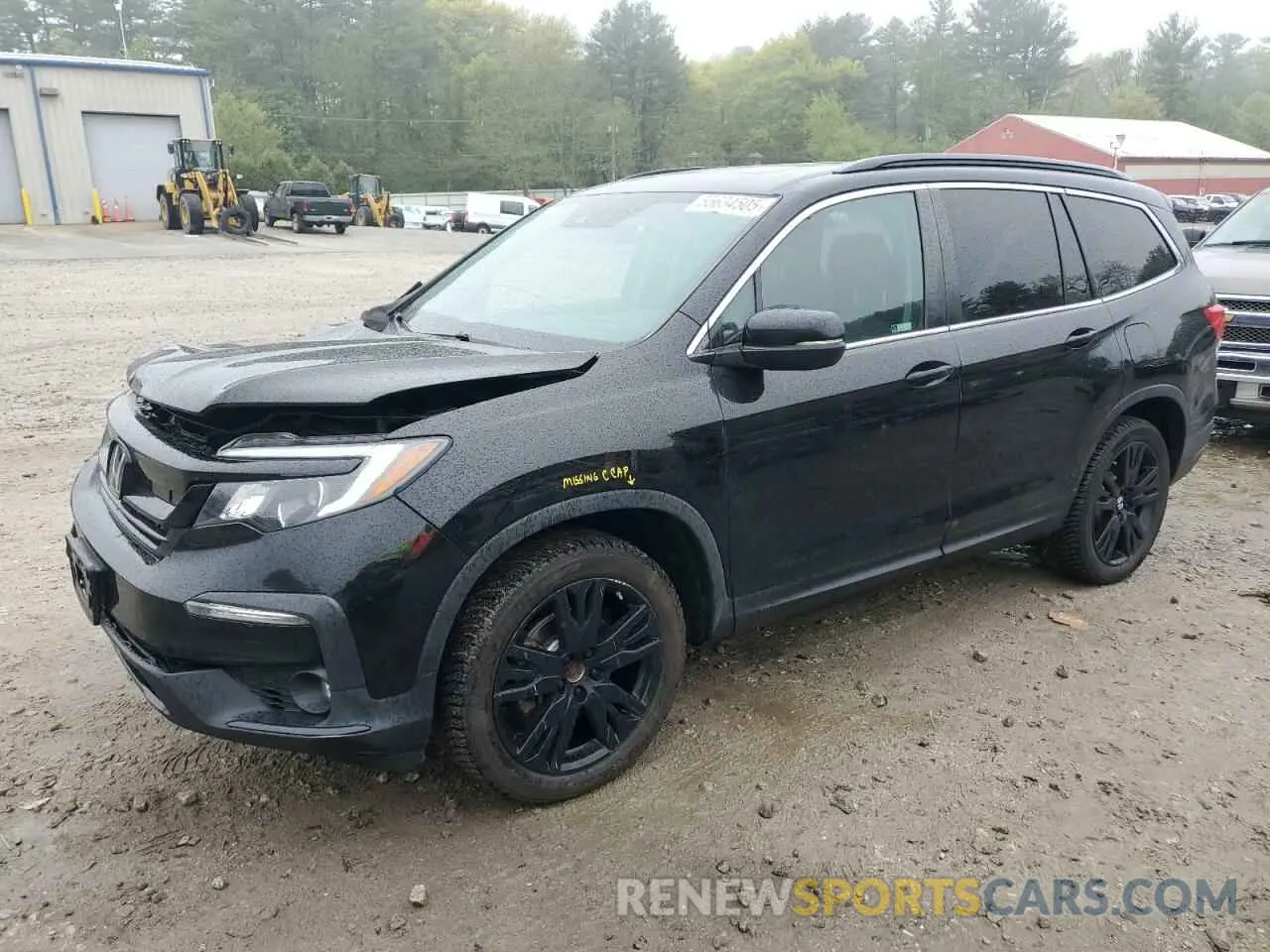 1 fotografías del automóvil dañado 5FNYF6H29MB034312 HONDA PILOT 2021