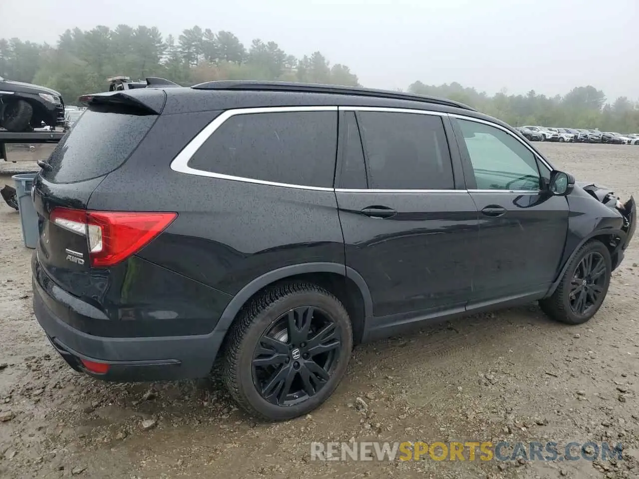 3 fotografías del automóvil dañado 5FNYF6H29MB034312 HONDA PILOT 2021