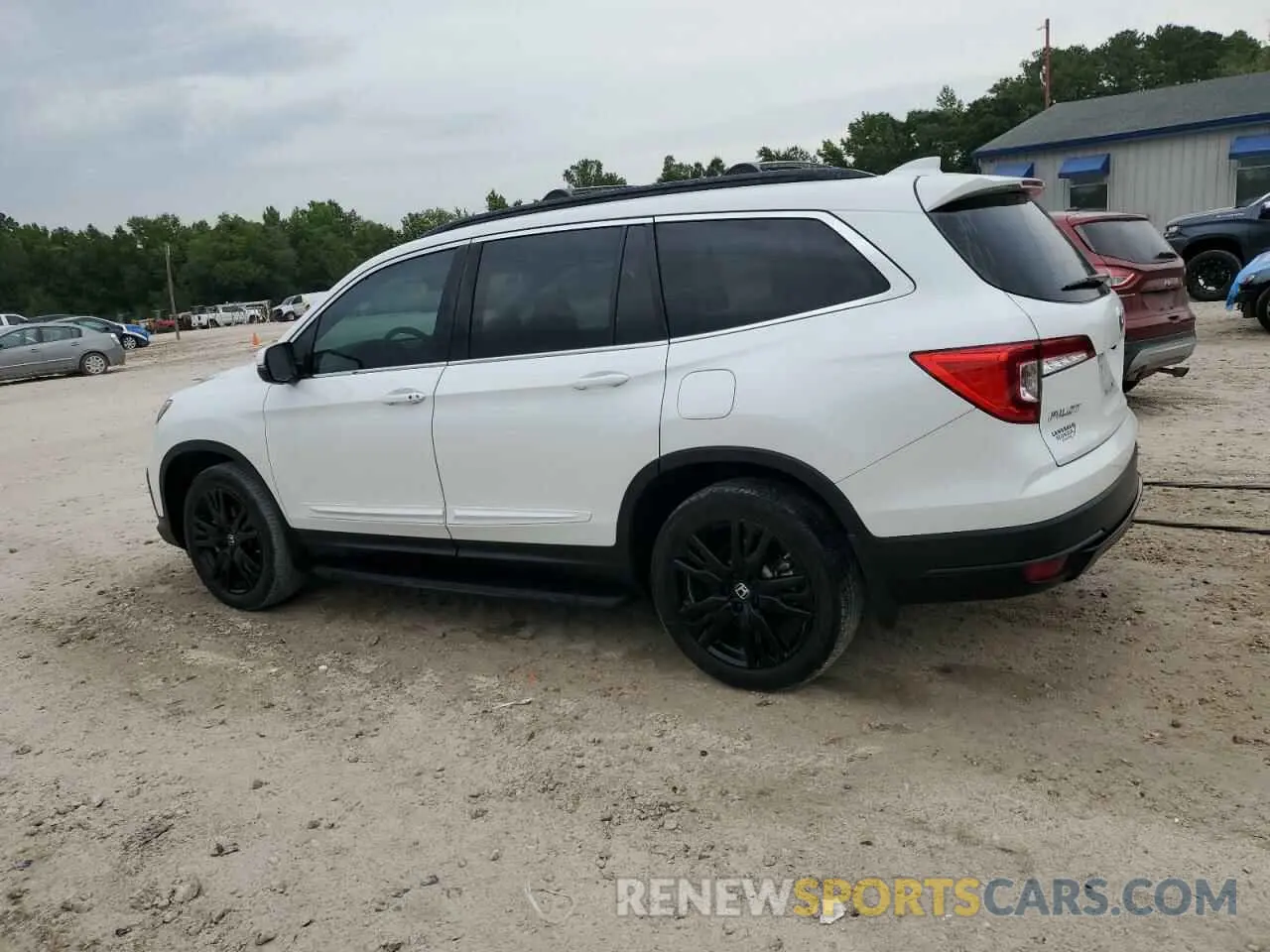 2 fotografías del automóvil dañado 5FNYF6H2XMB022654 HONDA PILOT 2021