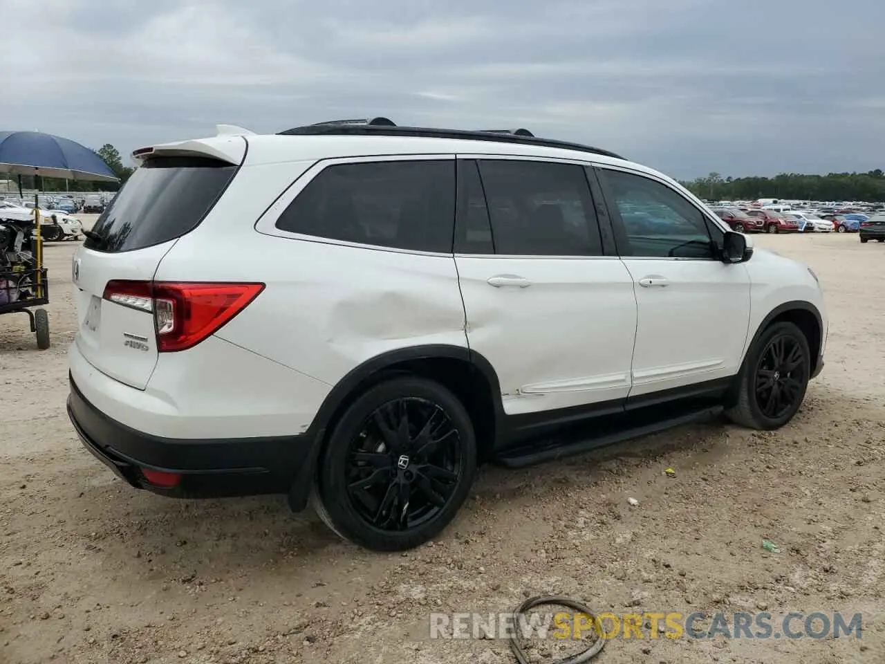 3 fotografías del automóvil dañado 5FNYF6H2XMB022654 HONDA PILOT 2021
