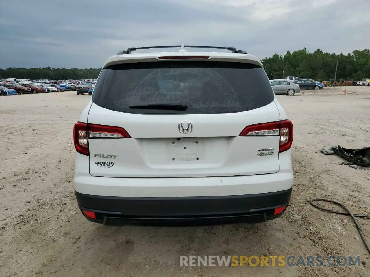 6 fotografías del automóvil dañado 5FNYF6H2XMB022654 HONDA PILOT 2021