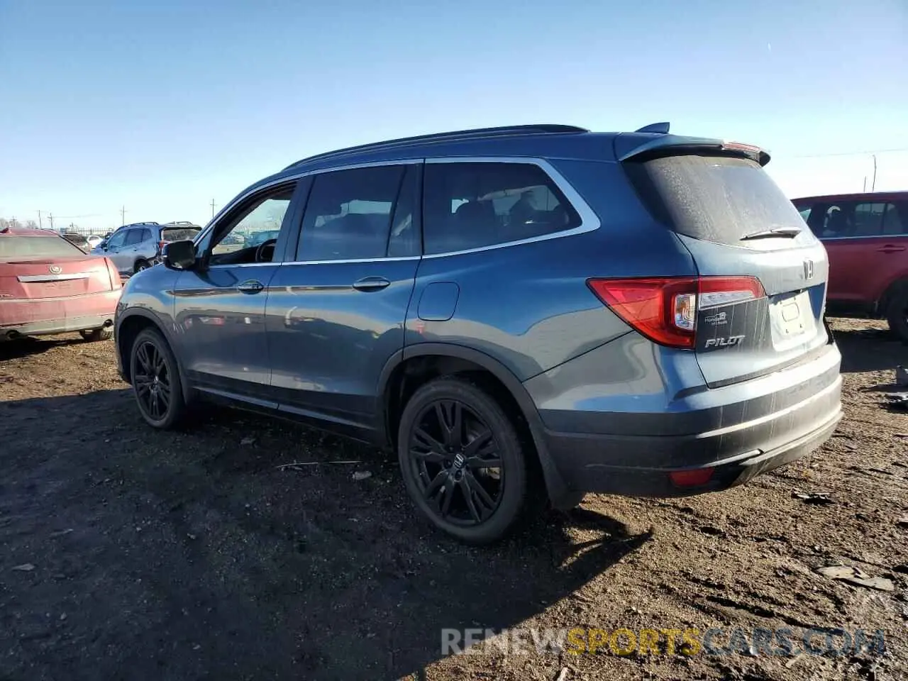 2 fotografías del automóvil dañado 5FNYF6H2XMB034755 HONDA PILOT 2021