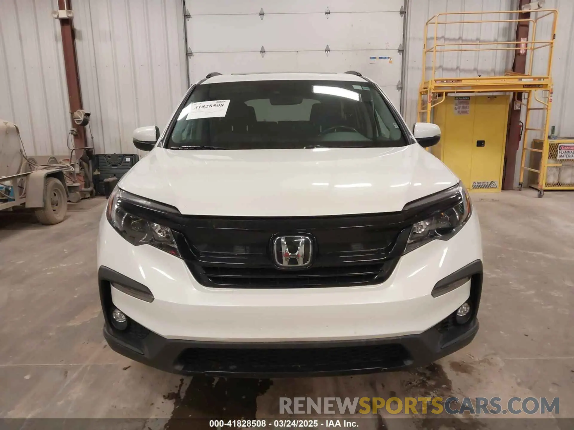 12 fotografías del automóvil dañado 5FNYF6H2XMB054312 HONDA PILOT 2021