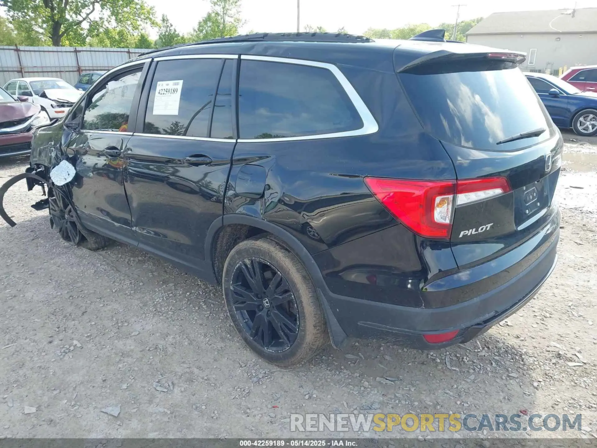 3 fotografías del automóvil dañado 5FNYF6H2XMB057422 HONDA PILOT 2021