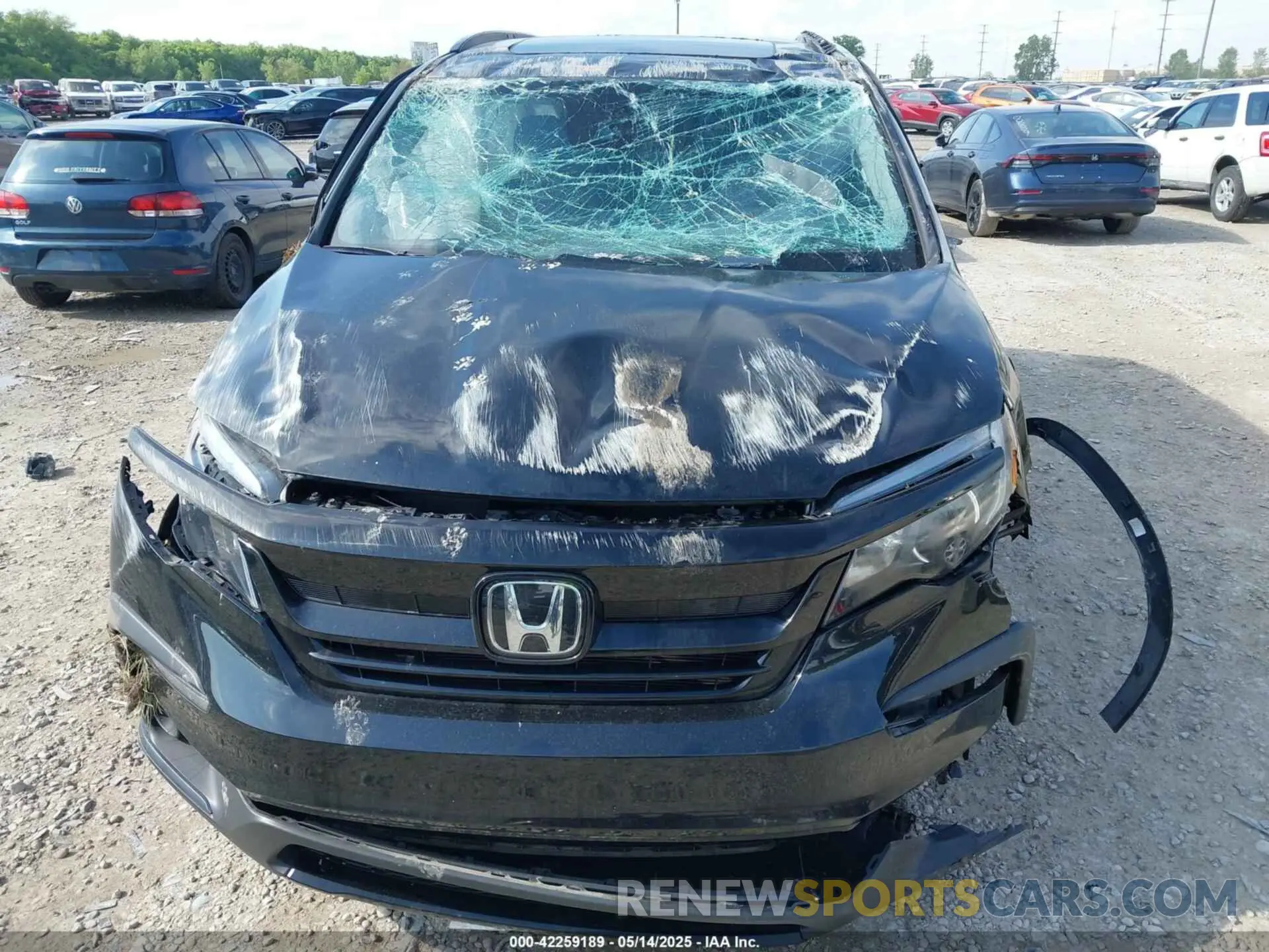 6 fotografías del automóvil dañado 5FNYF6H2XMB057422 HONDA PILOT 2021