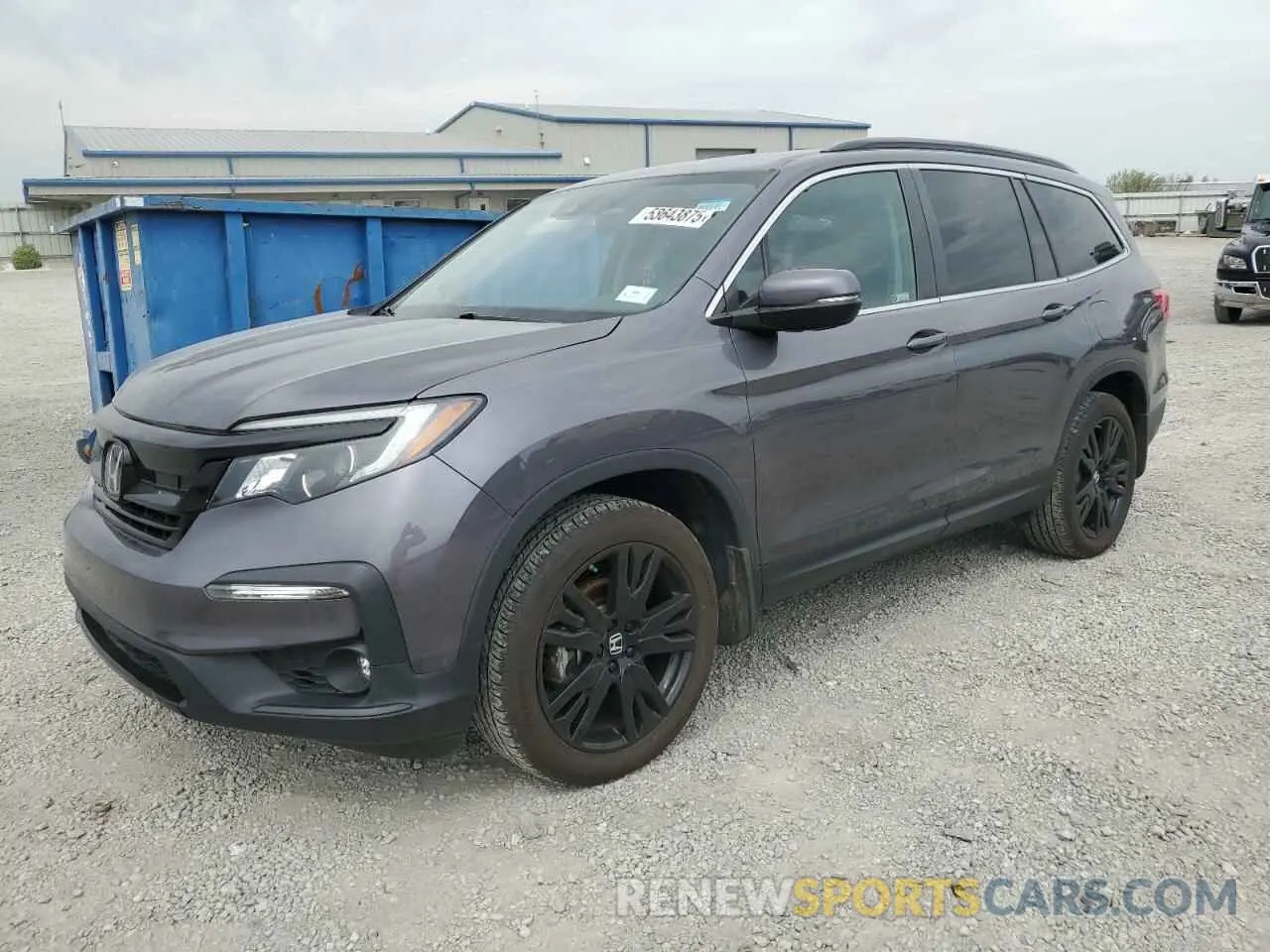 1 fotografías del automóvil dañado 5FNYF6H2XMB079467 HONDA PILOT 2021