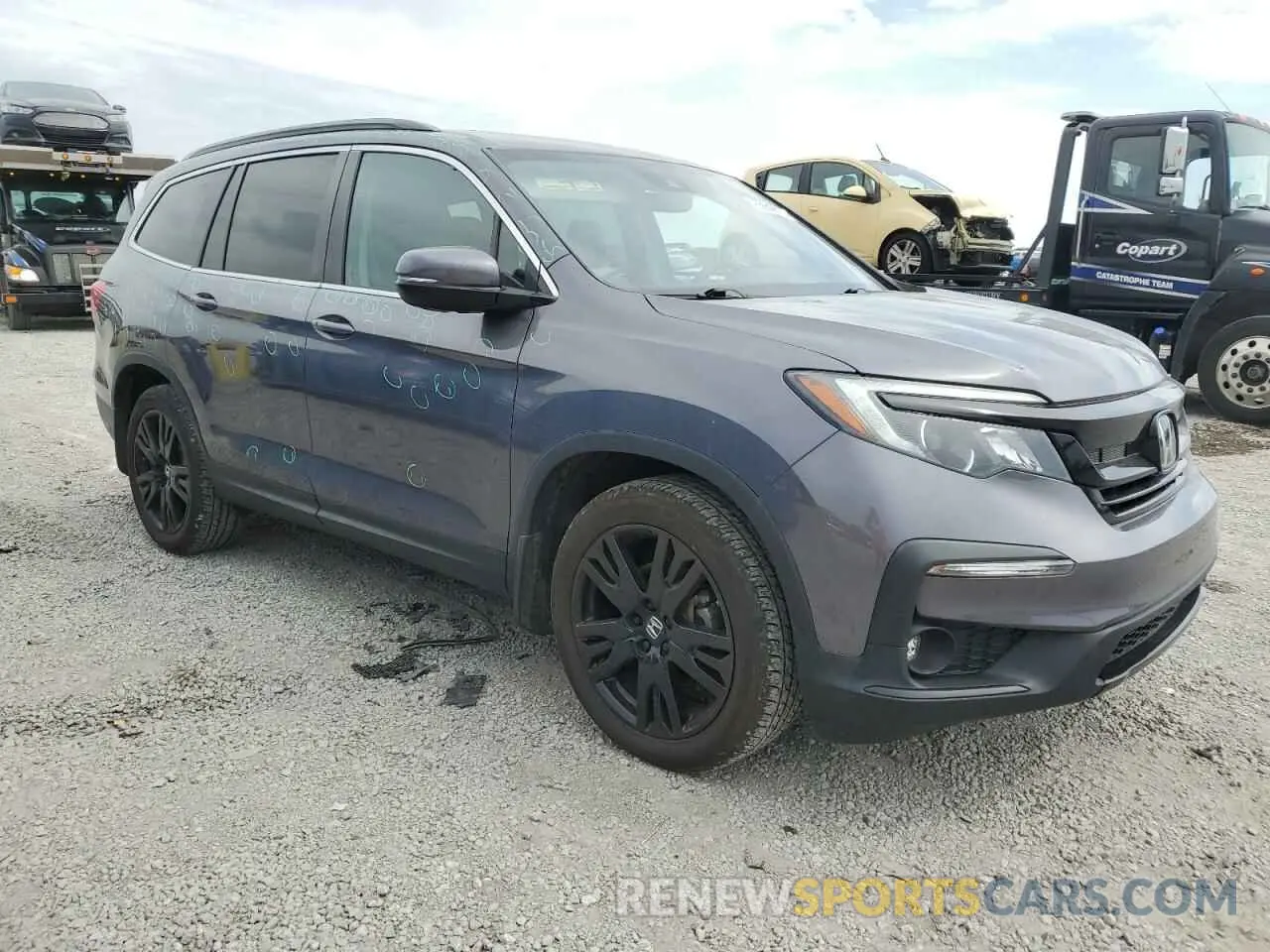 4 fotografías del automóvil dañado 5FNYF6H2XMB079467 HONDA PILOT 2021