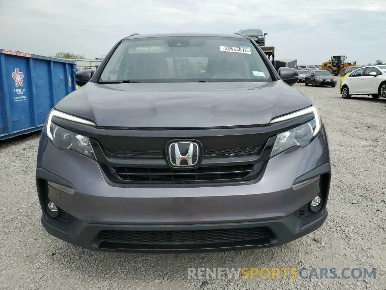 5 fotografías del automóvil dañado 5FNYF6H2XMB079467 HONDA PILOT 2021