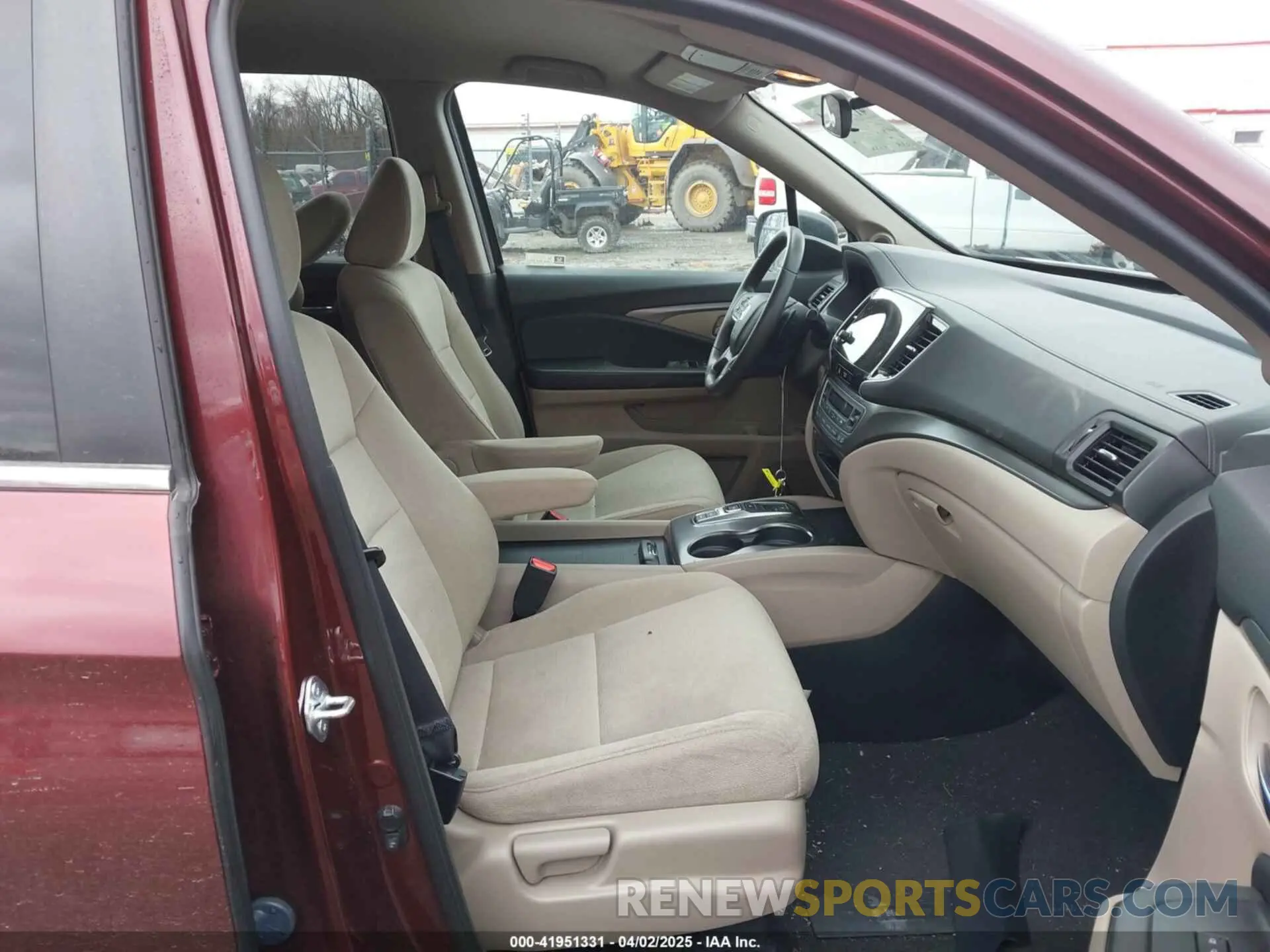 5 fotografías del automóvil dañado 5FNYF6H33MB080131 HONDA PILOT 2021