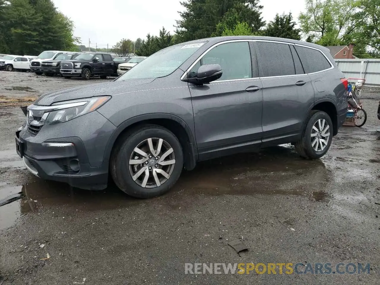 1 fotografías del automóvil dañado 5FNYF6H37MB081167 HONDA PILOT 2021