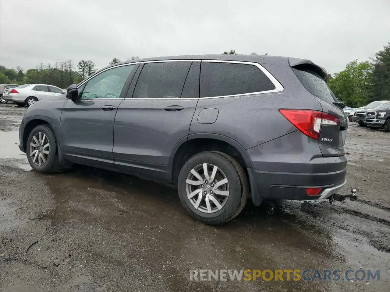 2 fotografías del automóvil dañado 5FNYF6H37MB081167 HONDA PILOT 2021