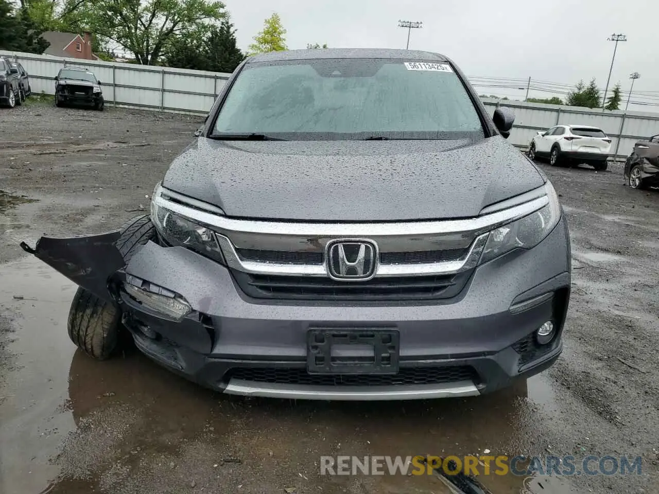 5 fotografías del automóvil dañado 5FNYF6H37MB081167 HONDA PILOT 2021
