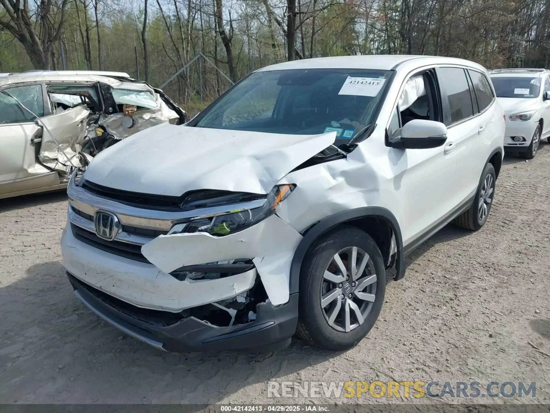 6 fotografías del automóvil dañado 5FNYF6H39MB022413 HONDA PILOT 2021