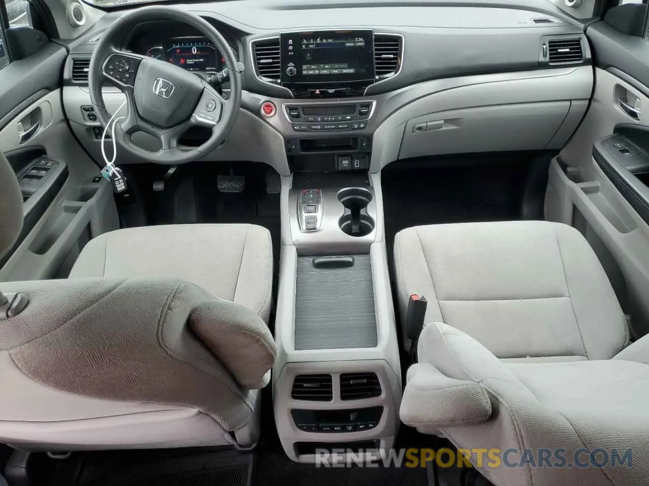 8 fotografías del automóvil dañado 5FNYF6H39MB032097 HONDA PILOT 2021