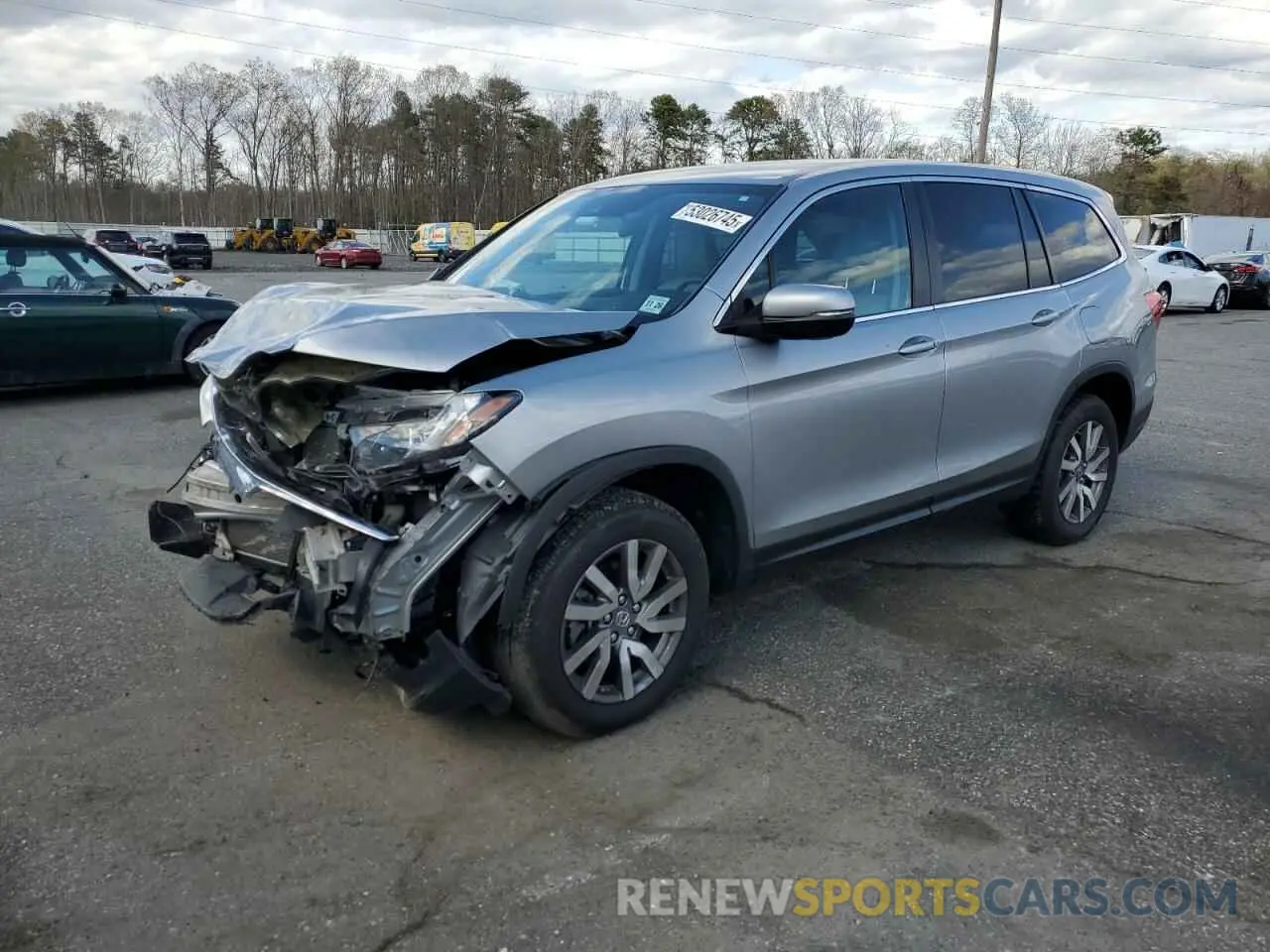 1 fotografías del automóvil dañado 5FNYF6H39MB065181 HONDA PILOT 2021