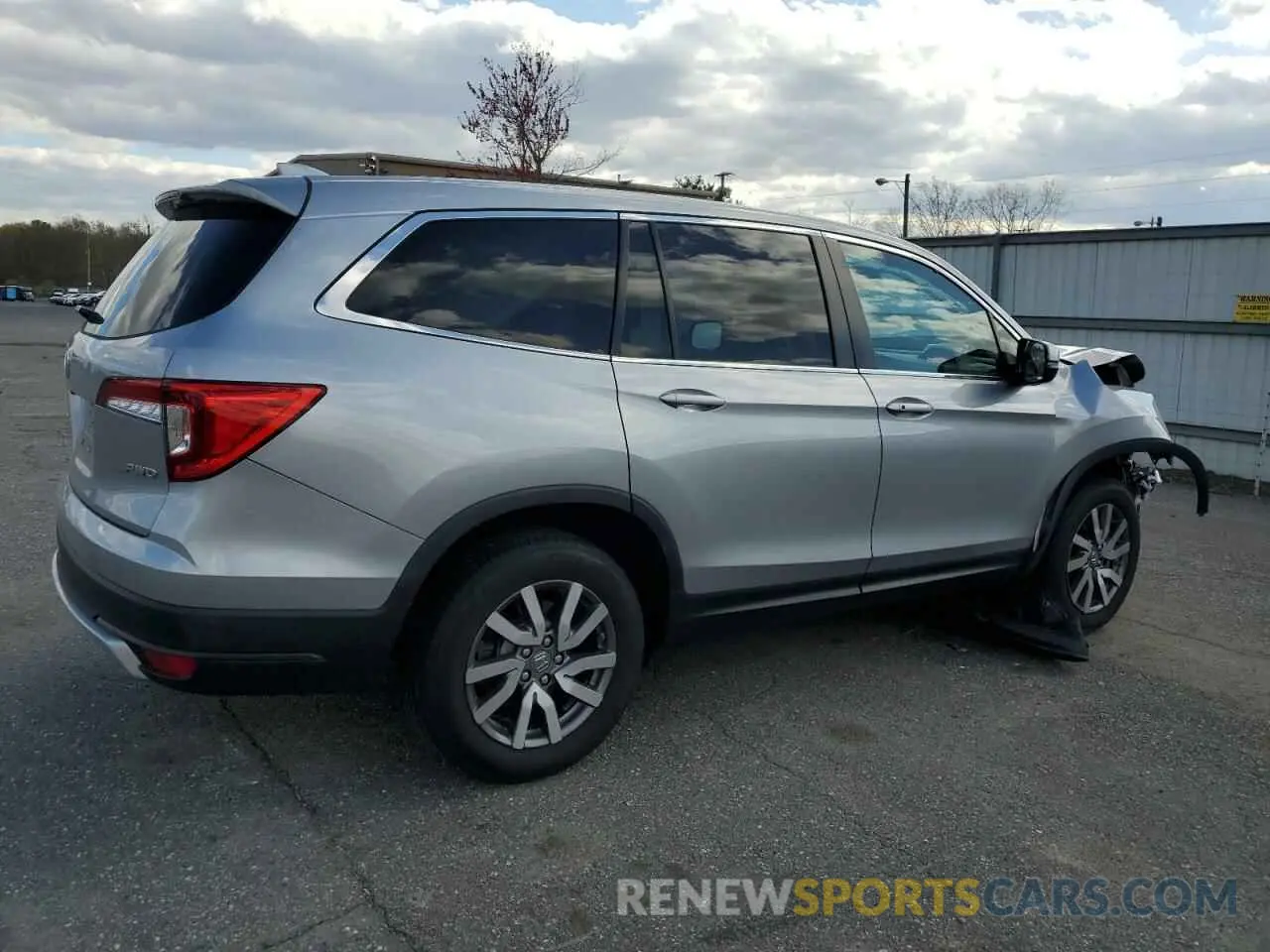 3 fotografías del automóvil dañado 5FNYF6H39MB065181 HONDA PILOT 2021