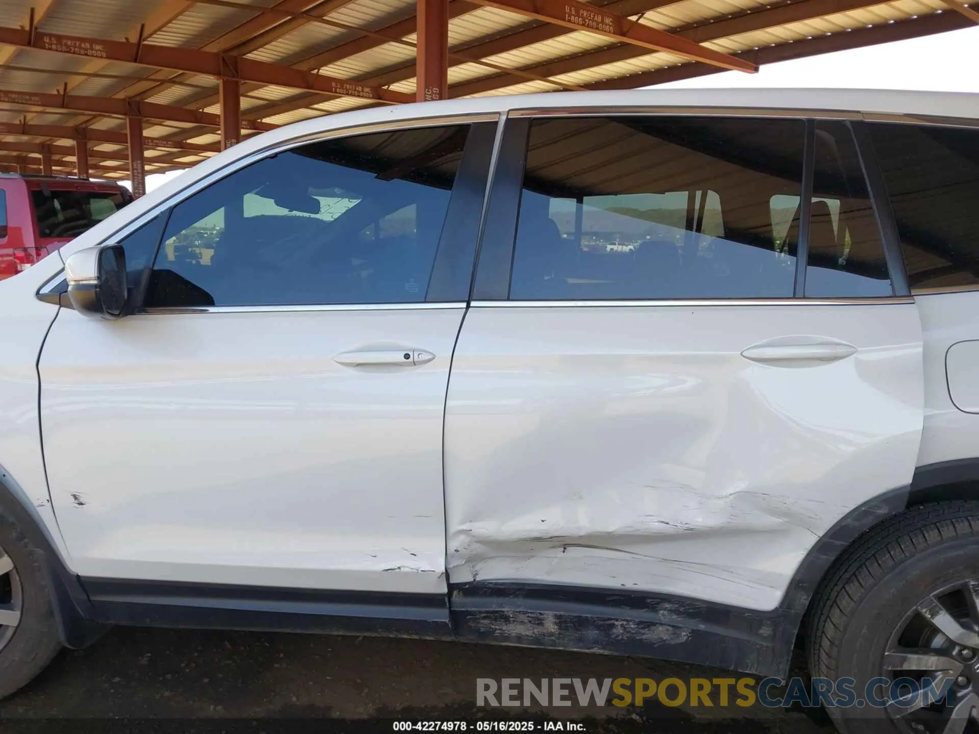 14 fotografías del automóvil dañado 5FNYF6H39MB075483 HONDA PILOT 2021