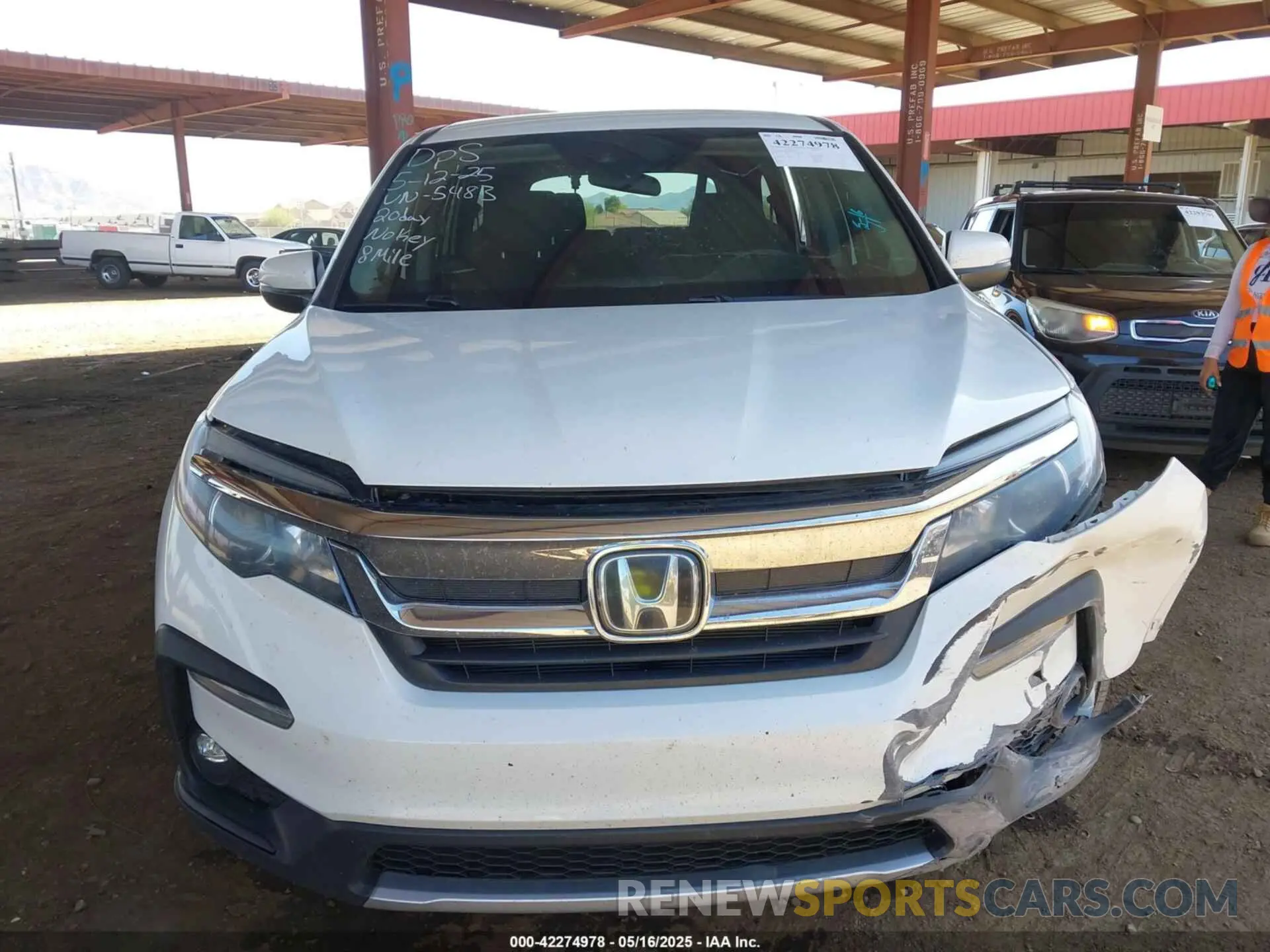 6 fotografías del automóvil dañado 5FNYF6H39MB075483 HONDA PILOT 2021