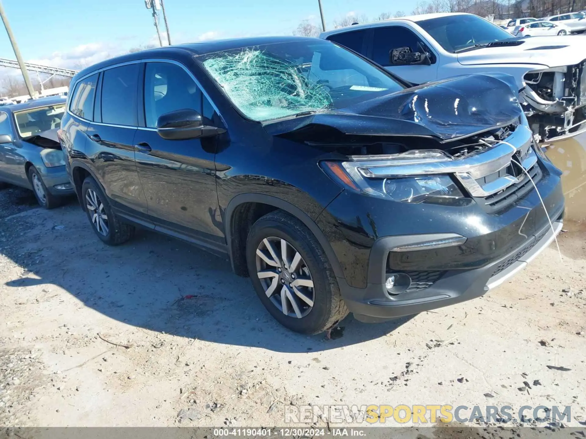 1 fotografías del automóvil dañado 5FNYF6H50MB081996 HONDA PILOT 2021