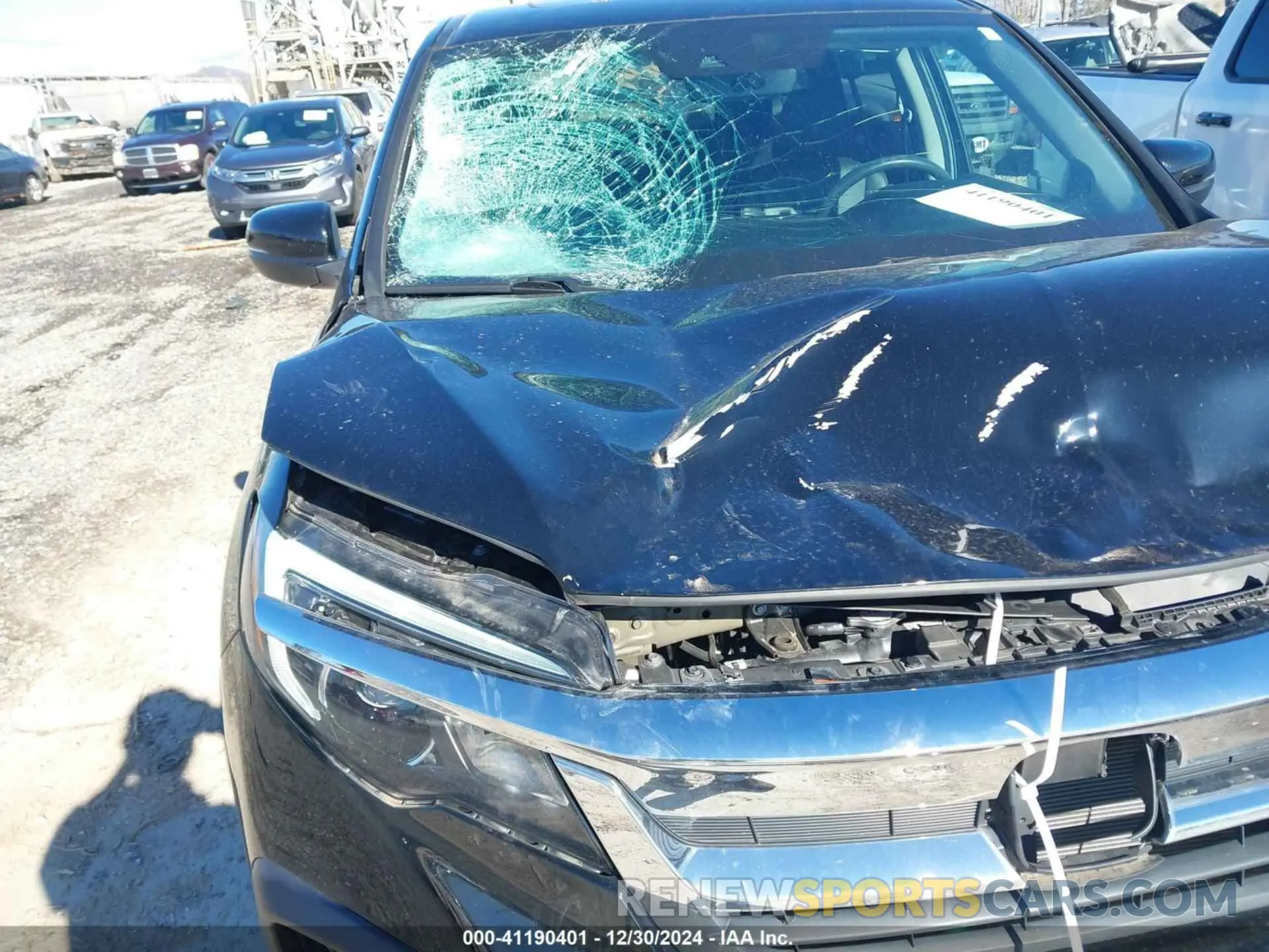 6 fotografías del automóvil dañado 5FNYF6H50MB081996 HONDA PILOT 2021