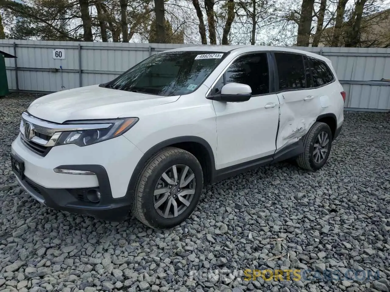 1 fotografías del automóvil dañado 5FNYF6H50MB101275 HONDA PILOT 2021