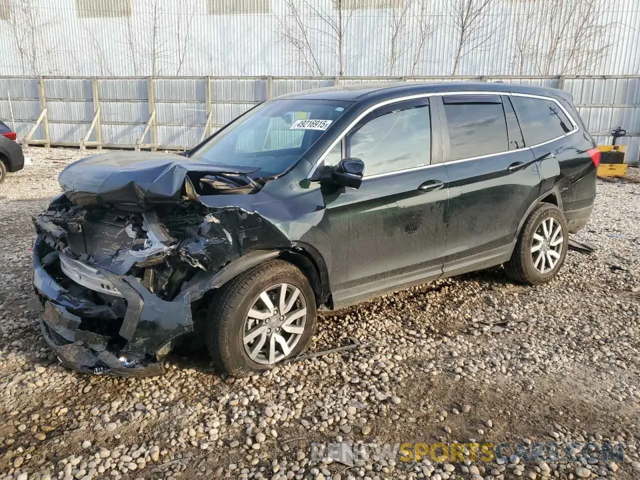 1 fotografías del automóvil dañado 5FNYF6H51MB011648 HONDA PILOT 2021