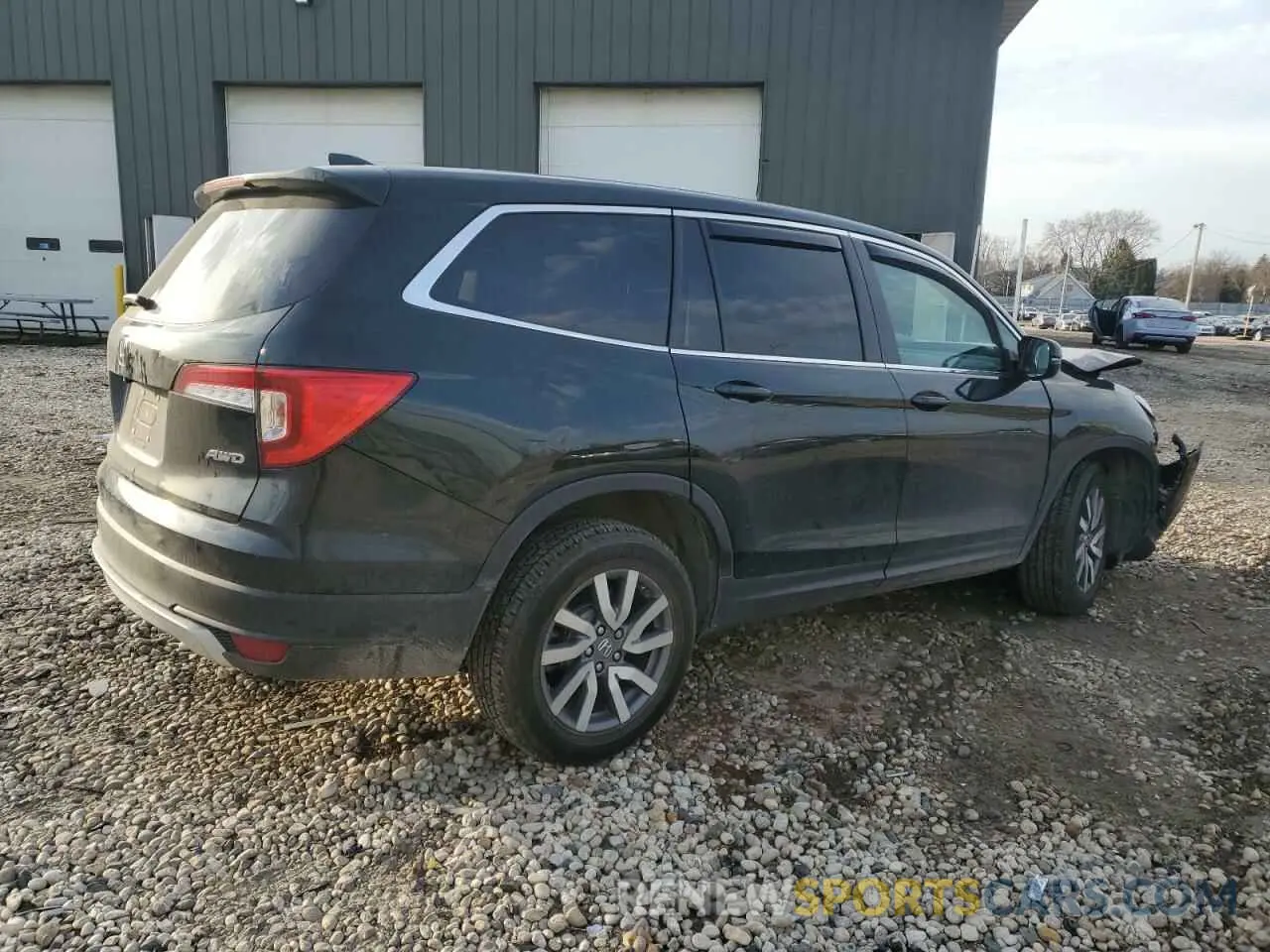3 fotografías del automóvil dañado 5FNYF6H51MB011648 HONDA PILOT 2021