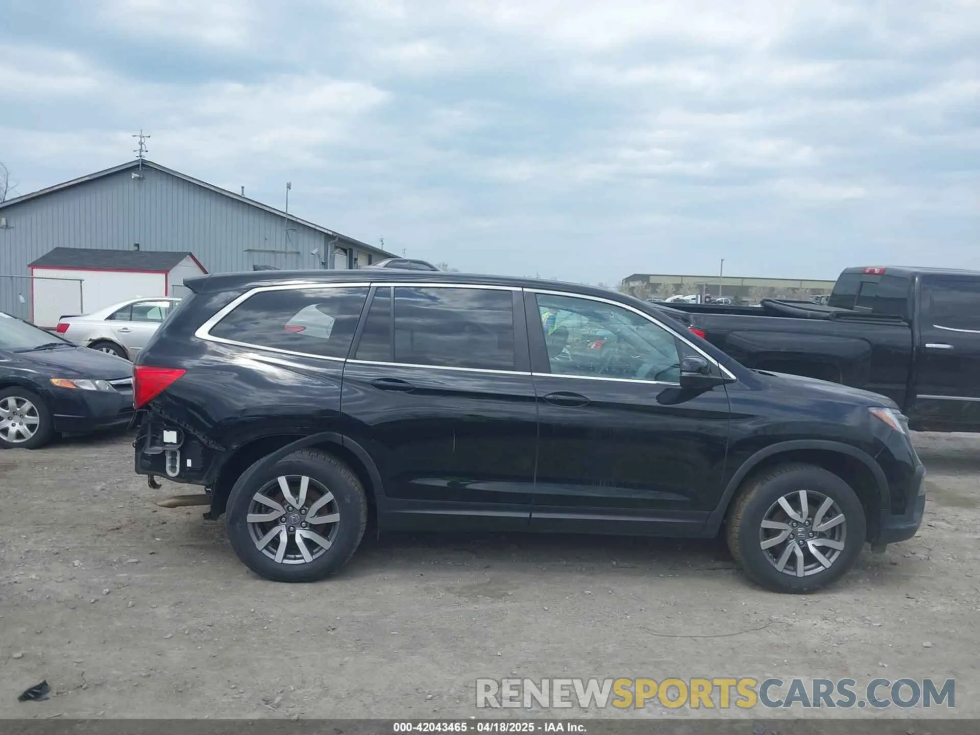 14 fotografías del automóvil dañado 5FNYF6H51MB069839 HONDA PILOT 2021