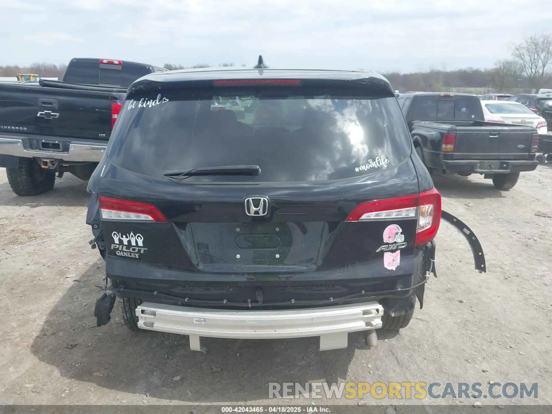 17 fotografías del automóvil dañado 5FNYF6H51MB069839 HONDA PILOT 2021