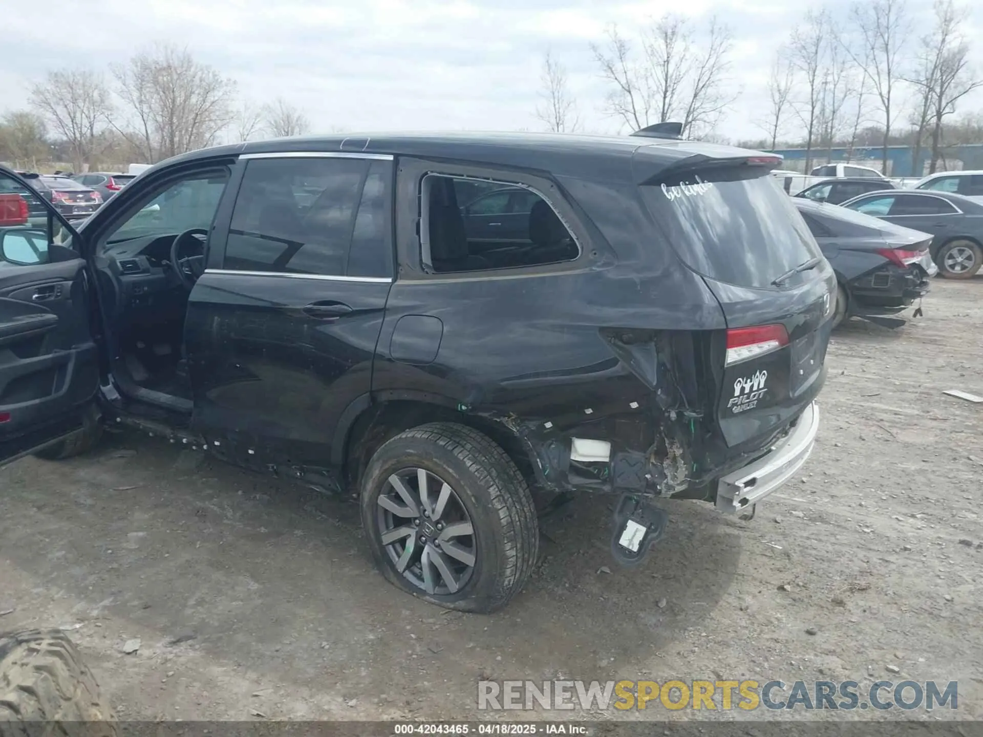 6 fotografías del automóvil dañado 5FNYF6H51MB069839 HONDA PILOT 2021