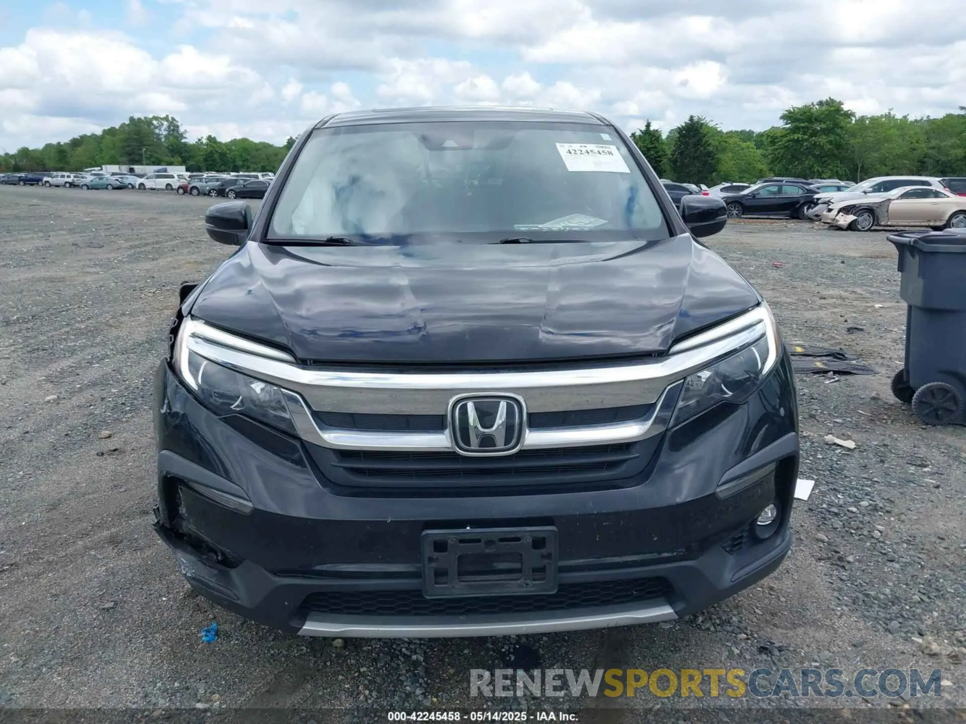 11 fotografías del automóvil dañado 5FNYF6H52MB072796 HONDA PILOT 2021
