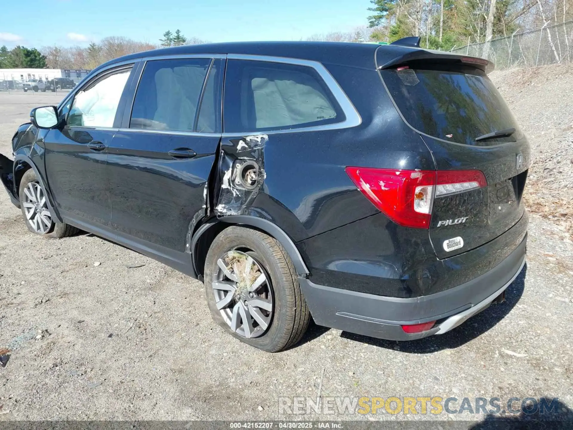 3 fotografías del automóvil dañado 5FNYF6H52MB072832 HONDA PILOT 2021