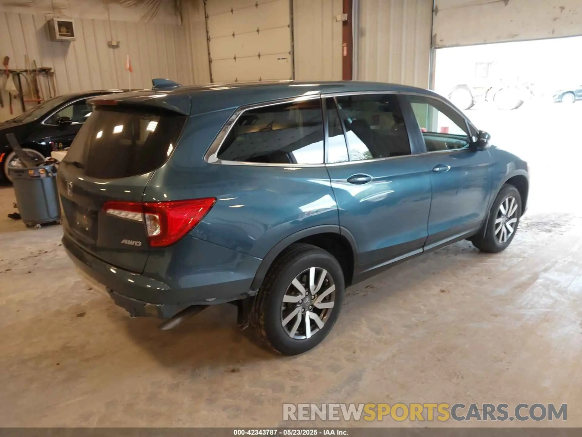 4 fotografías del automóvil dañado 5FNYF6H54MB082455 HONDA PILOT 2021