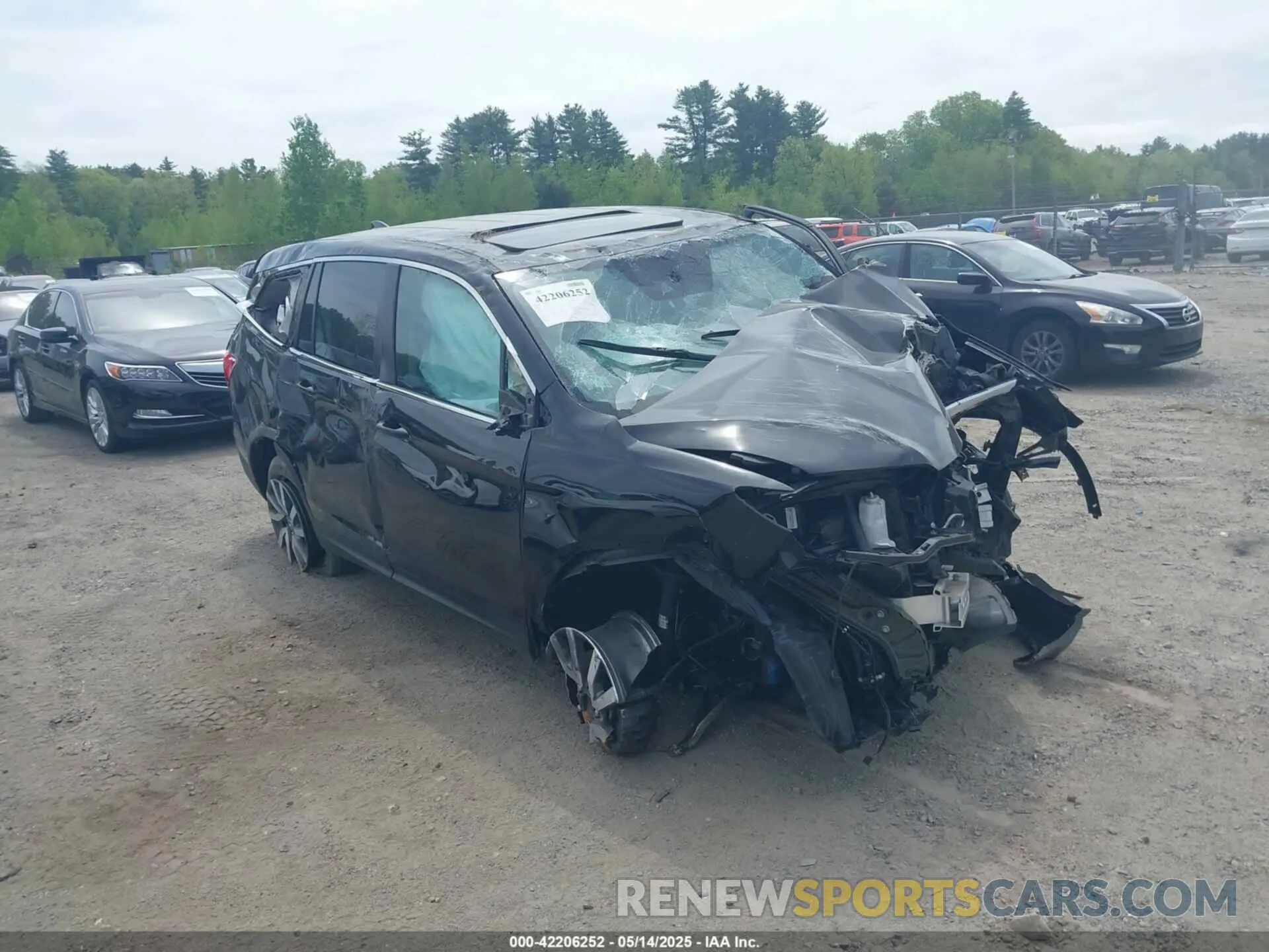 1 fotografías del automóvil dañado 5FNYF6H55MB069844 HONDA PILOT 2021