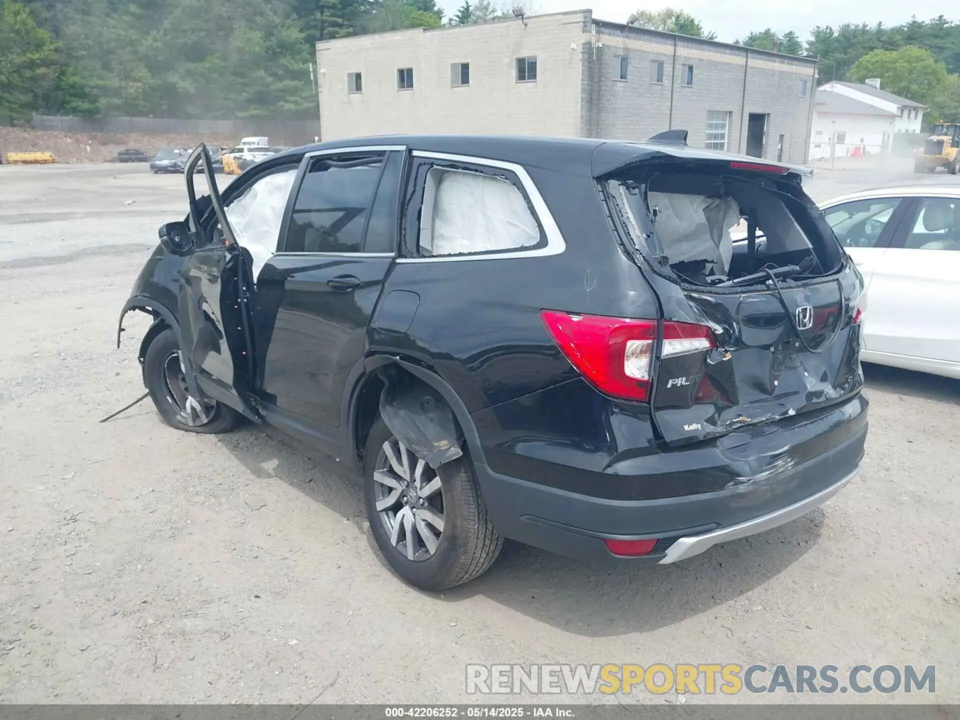 3 fotografías del automóvil dañado 5FNYF6H55MB069844 HONDA PILOT 2021