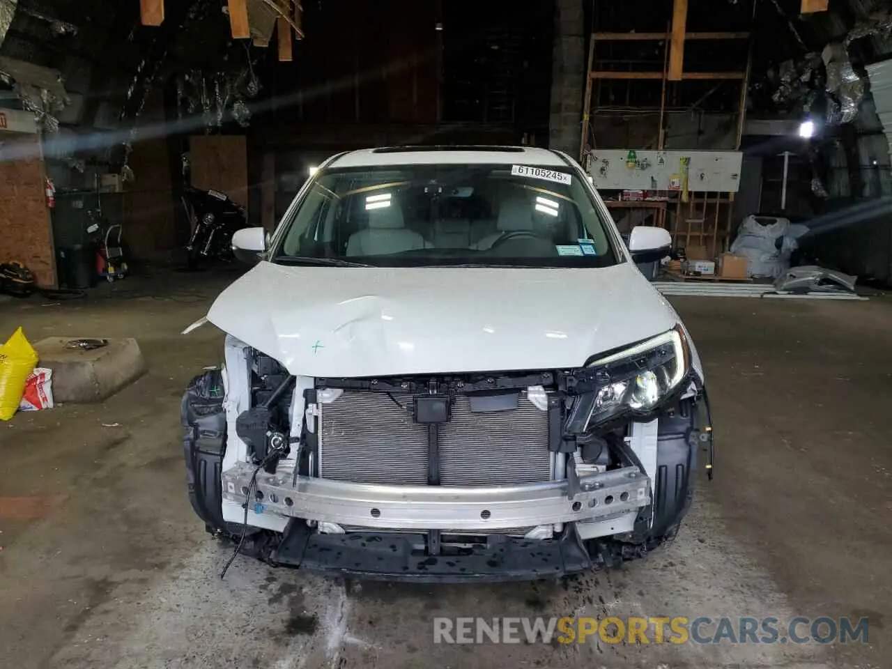 5 fotografías del automóvil dañado 5FNYF6H56MB003786 HONDA PILOT 2021