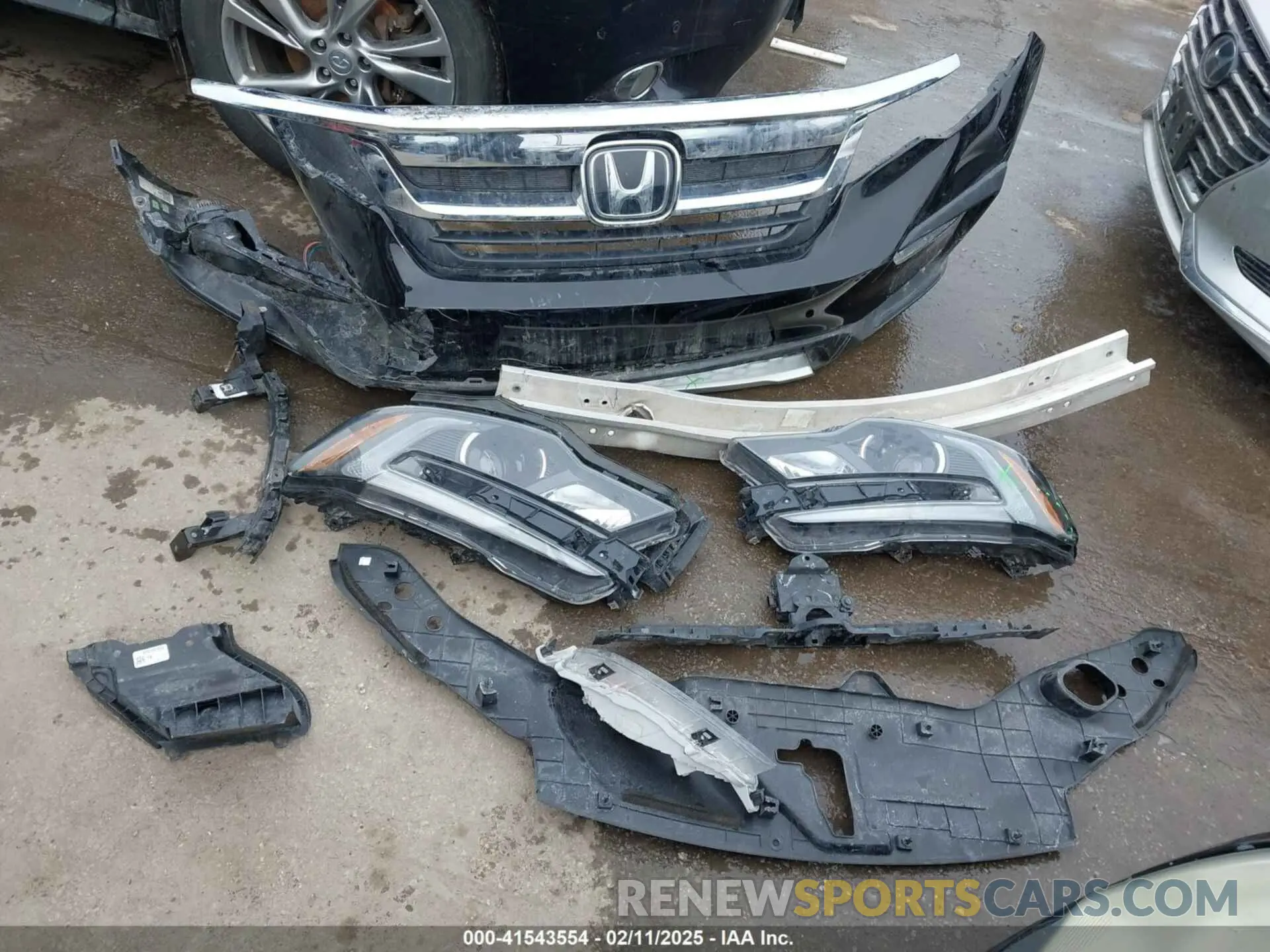 12 fotografías del automóvil dañado 5FNYF6H56MB013198 HONDA PILOT 2021