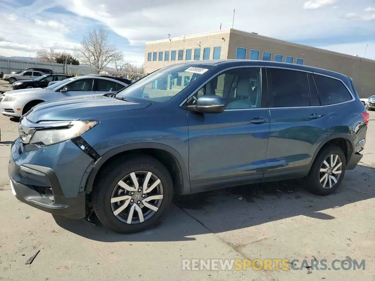 1 fotografías del automóvil dañado 5FNYF6H57MB046632 HONDA PILOT 2021
